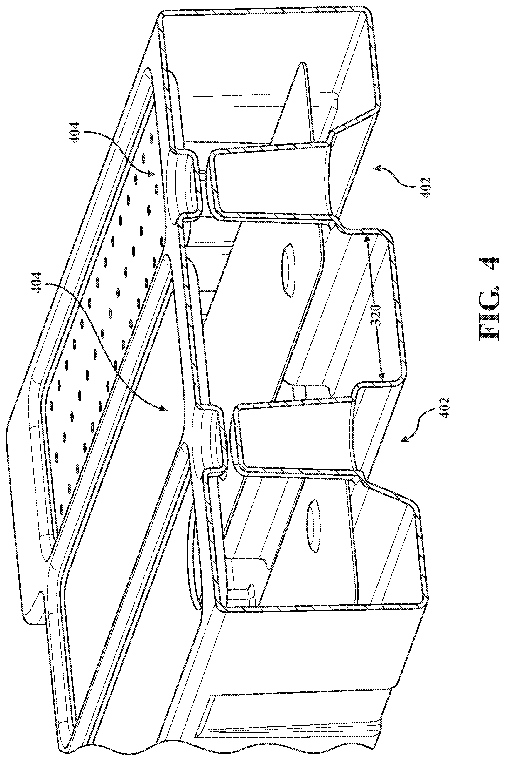 Patent US12096727 Figure 3 – Hybrid aeroponic/hydroponic growing system