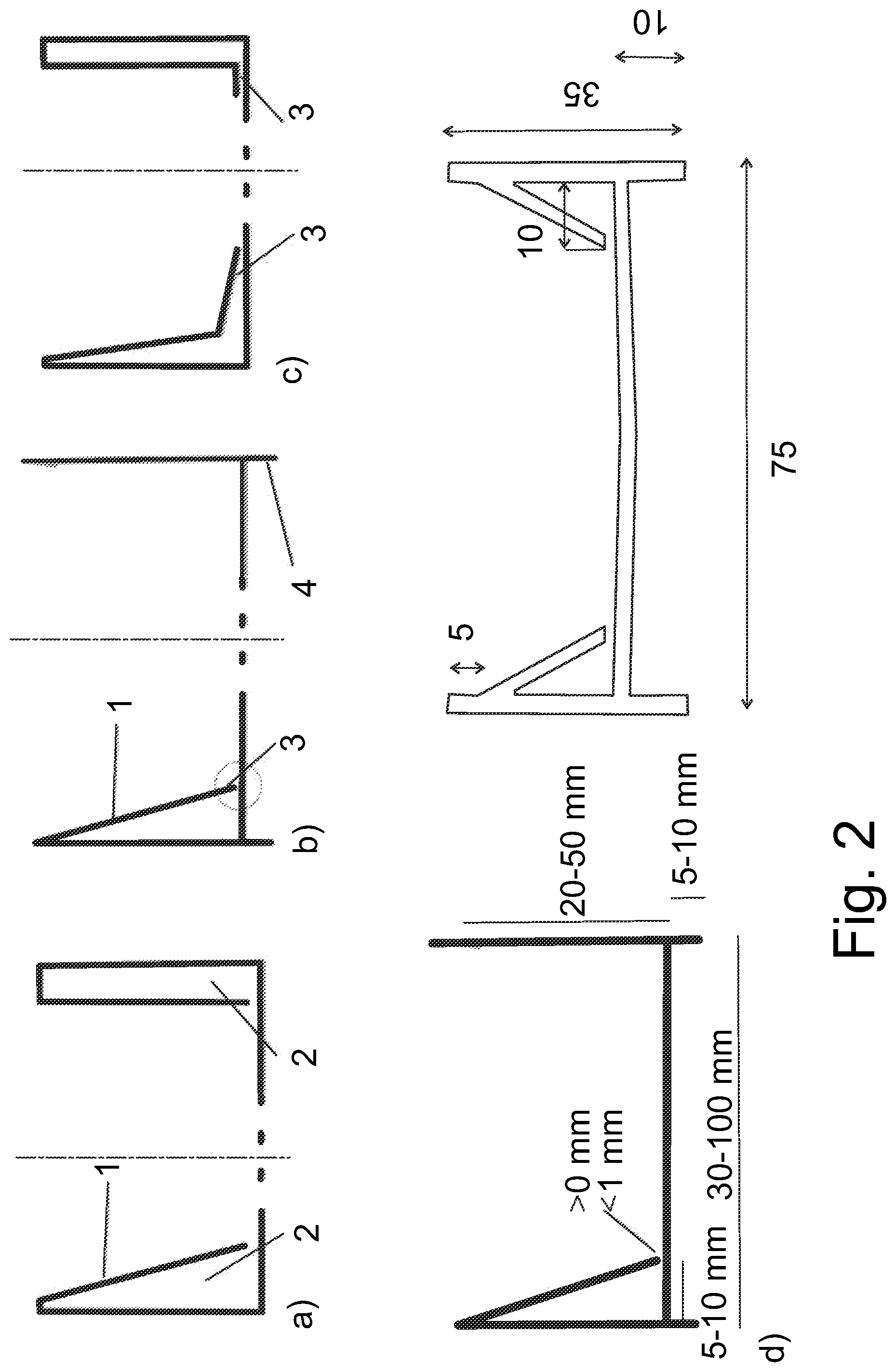 Patent US12096732 Figure 2 – Open-top gutter