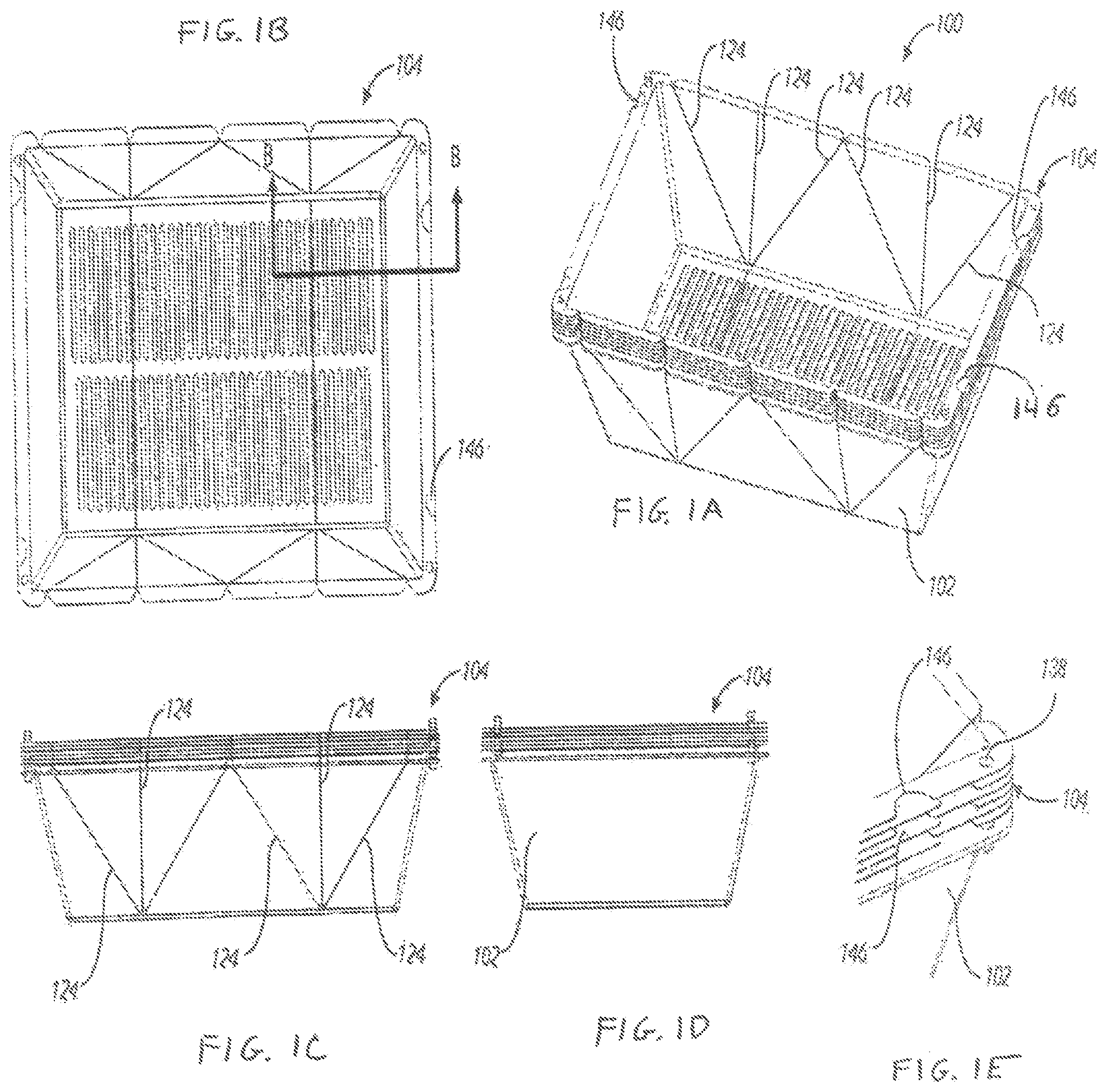Patent US12096744 Figure 1 – Disposable kitty litter box