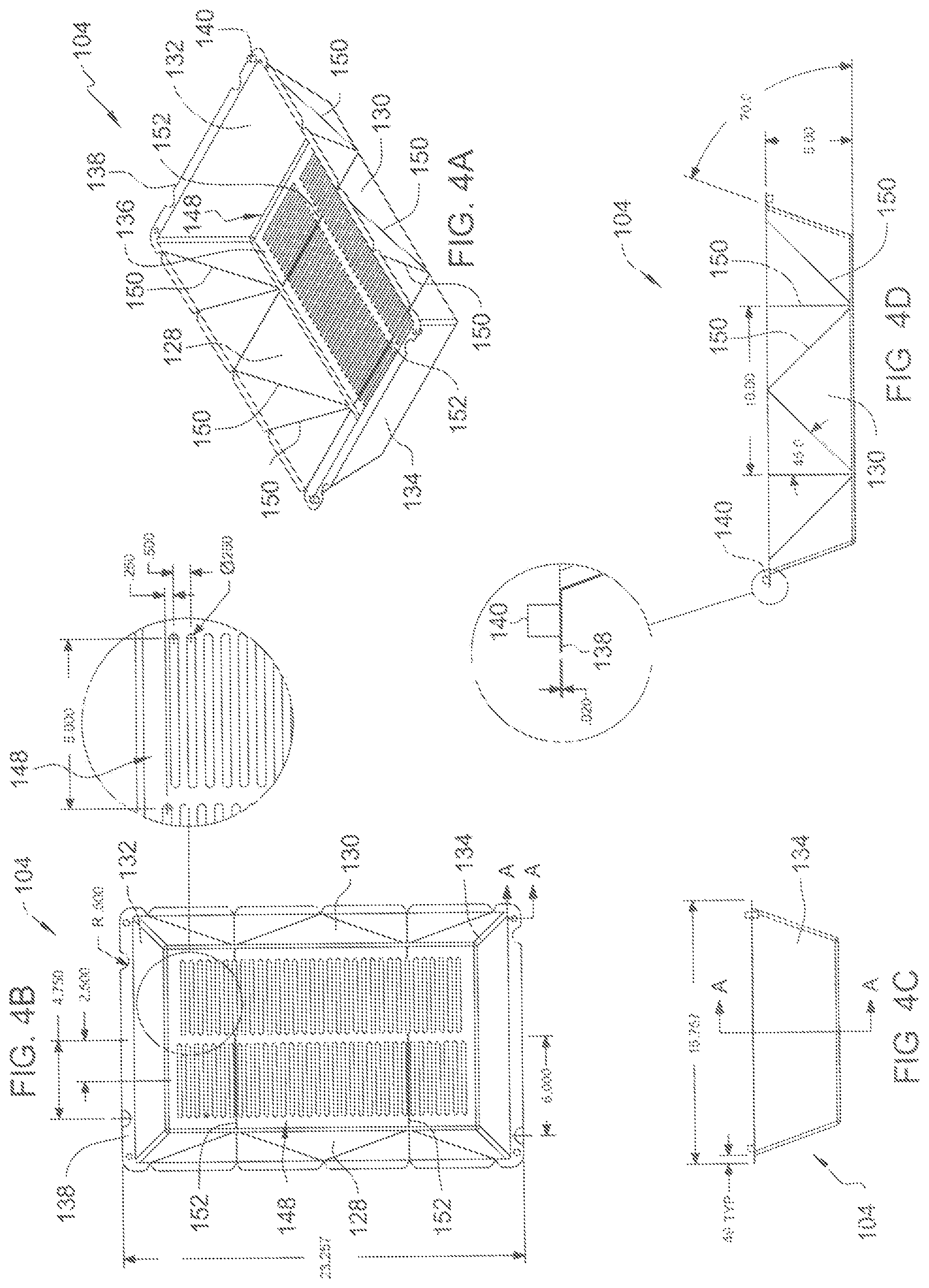Patent US12096744 Figure 5 – Disposable kitty litter box