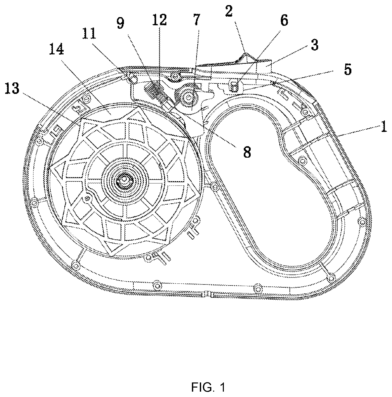 Patent US12096750 Figure 1 – Switching structure for pet pulling piece
