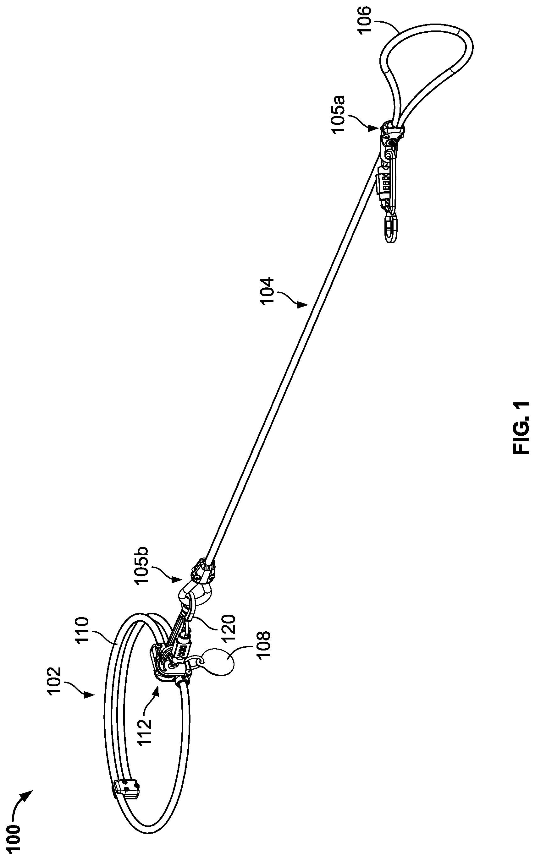 Patent US12096752 Figure 1 – Pet leash and collar systems