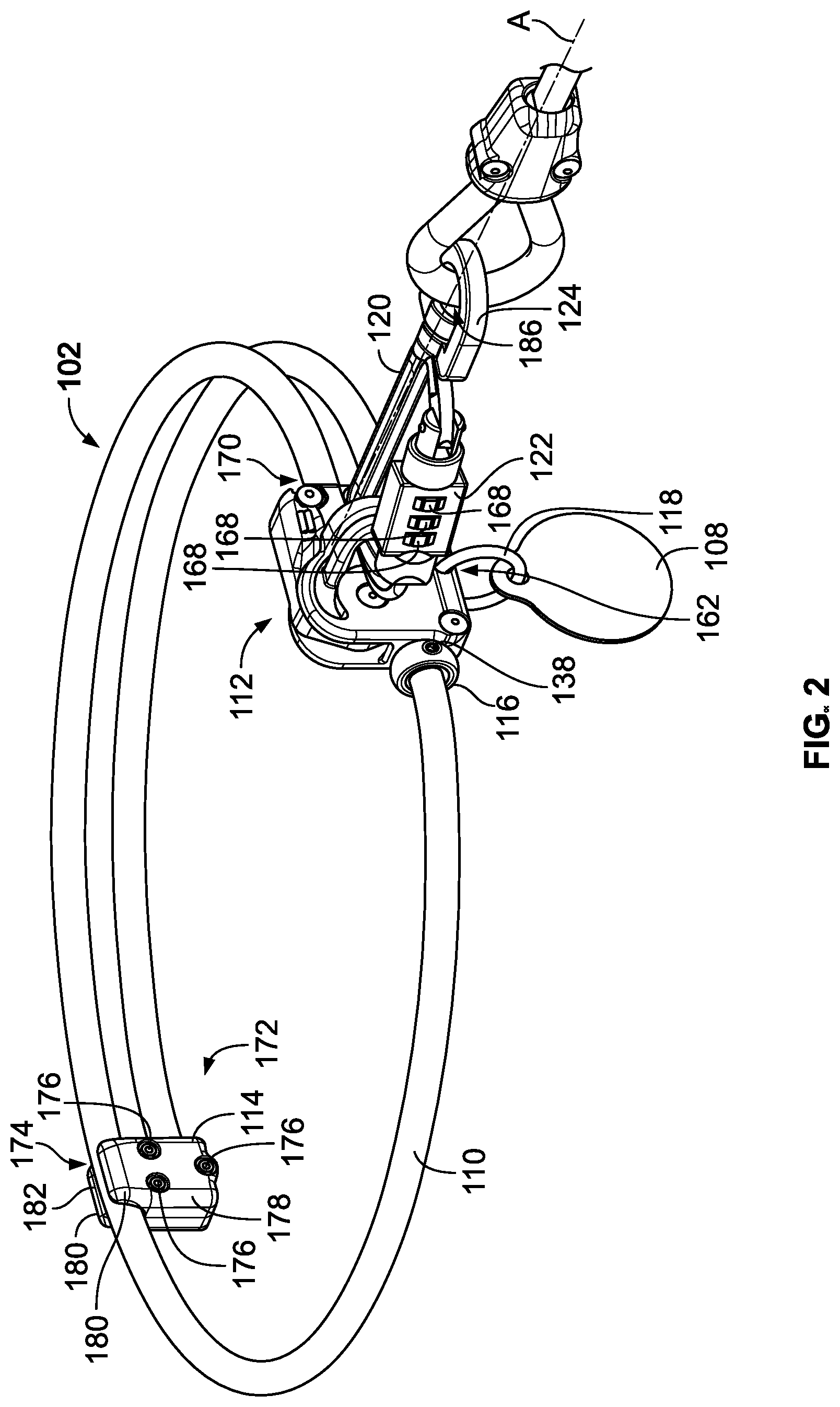 Patent US12096752 Figure 2 – Pet leash and collar systems