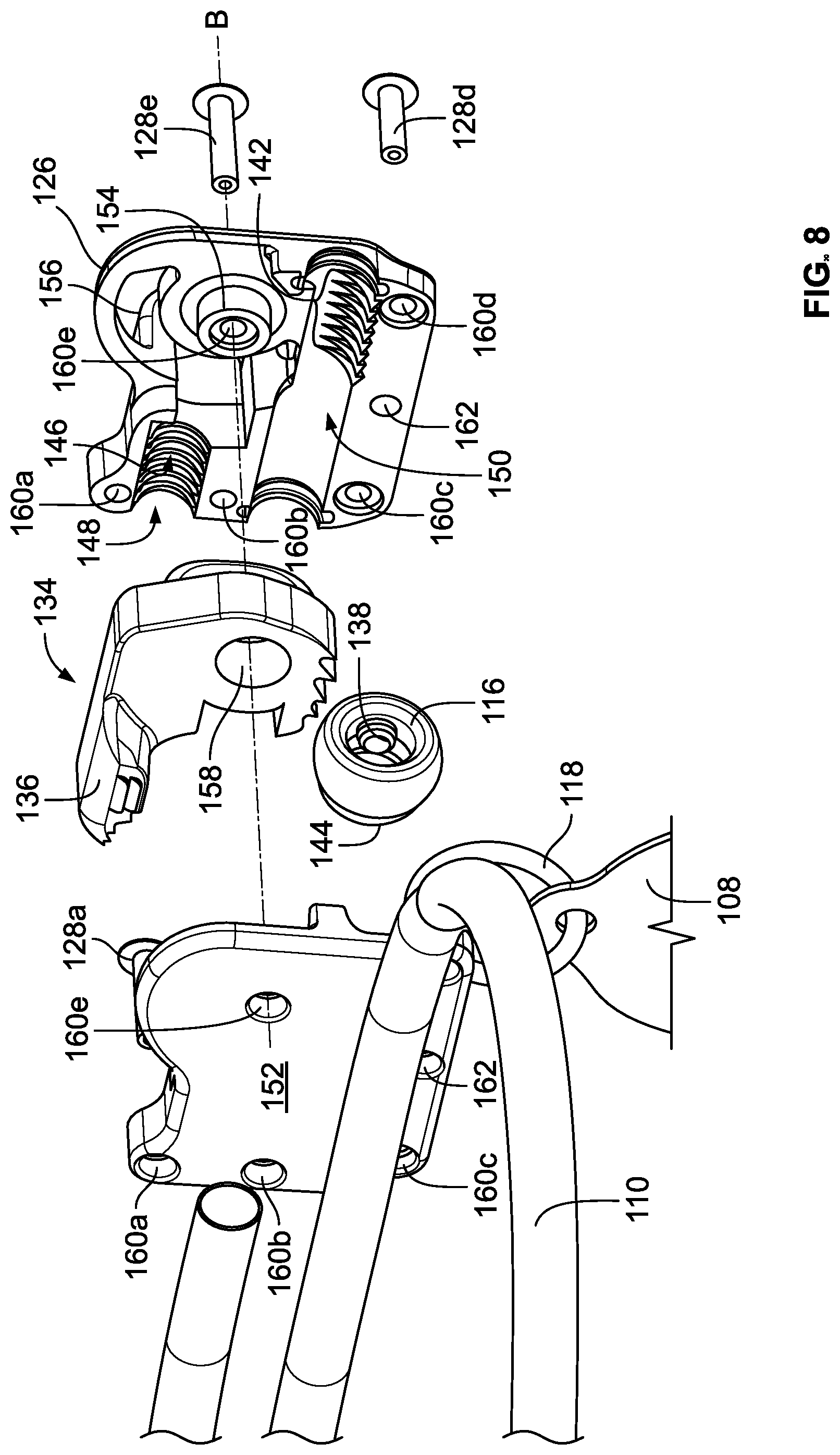 Patent US12096752 Figure 7 – Pet leash and collar systems