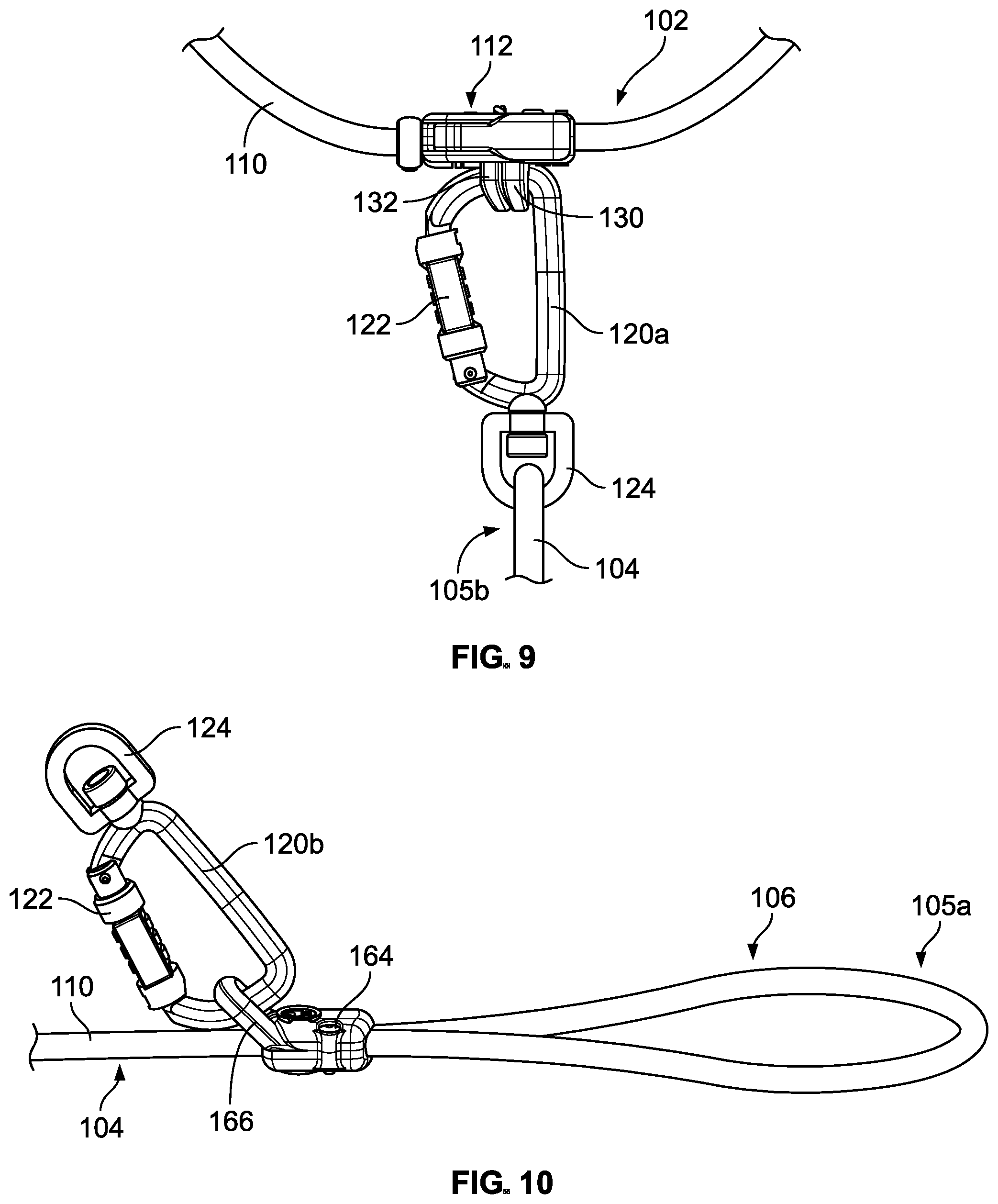 Patent US12096752 Figure 8 – Pet leash and collar systems