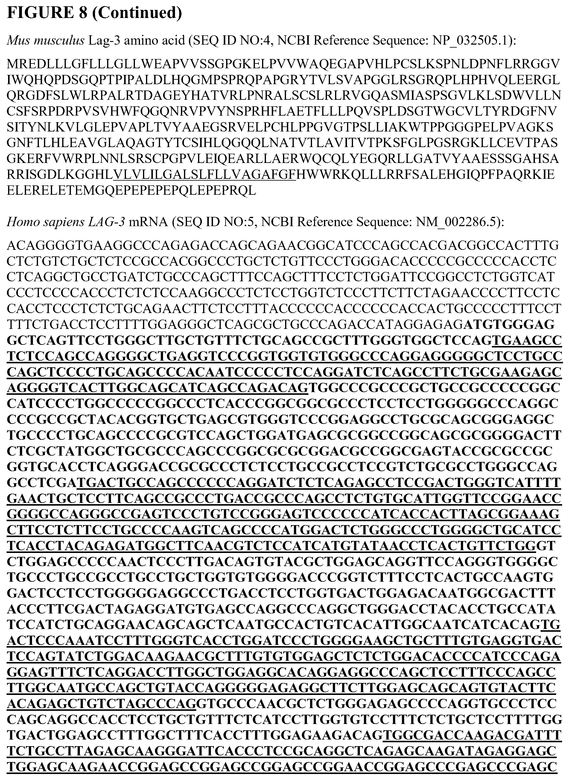 Patent US12096754 Figure 11 – Non-human animals having a humanized lymphocyte-activation gene 3