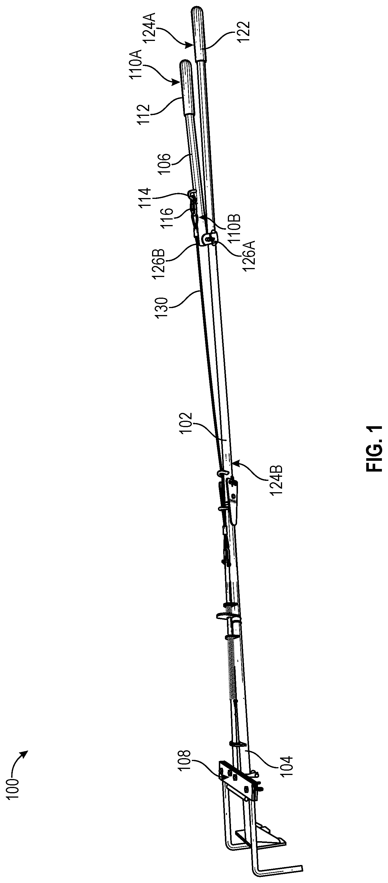 Patent US12096760 Figure 1 – Trap release apparatus and method of use