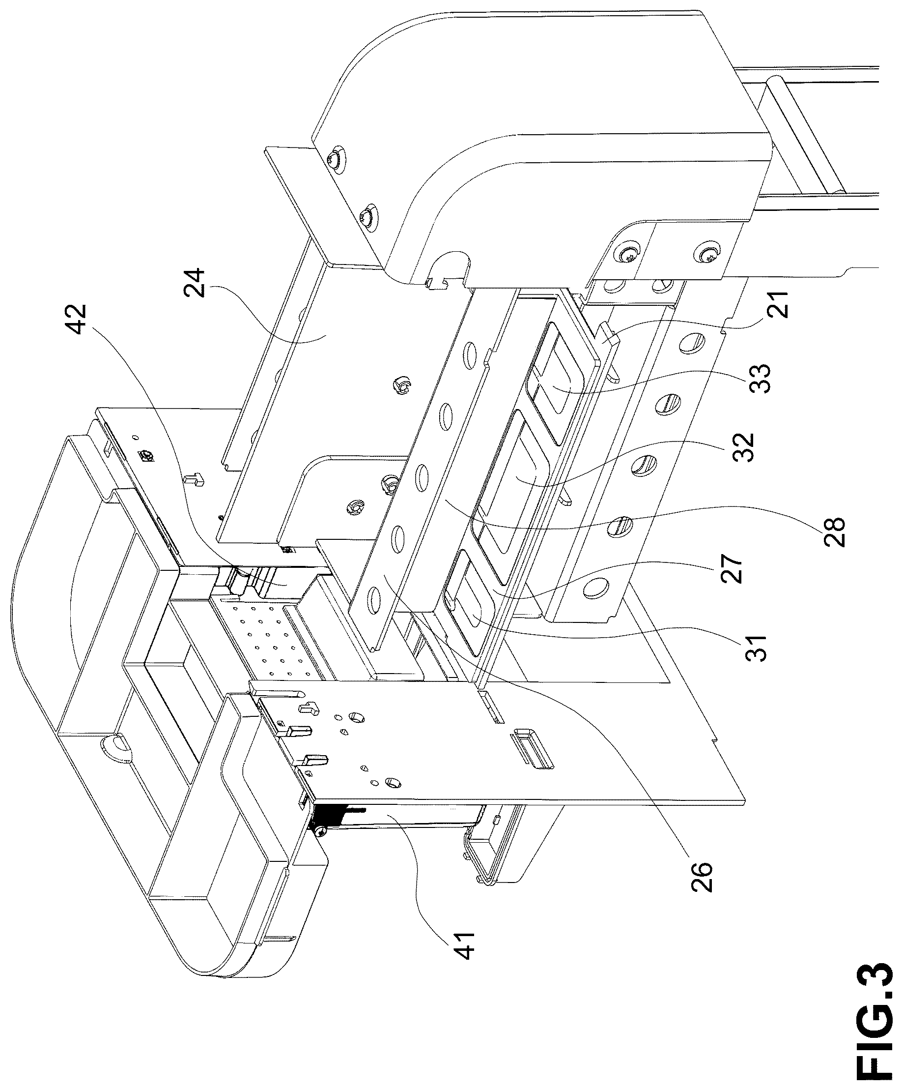Patent US12096762 Figure 3 – Apparatus for the capture and electrocution of pest animals