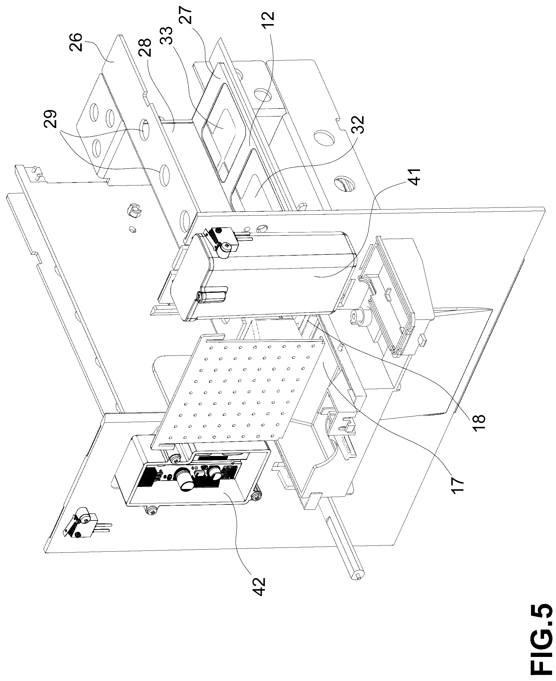 Patent US12096762 Figure 5 – Apparatus for the capture and electrocution of pest animals