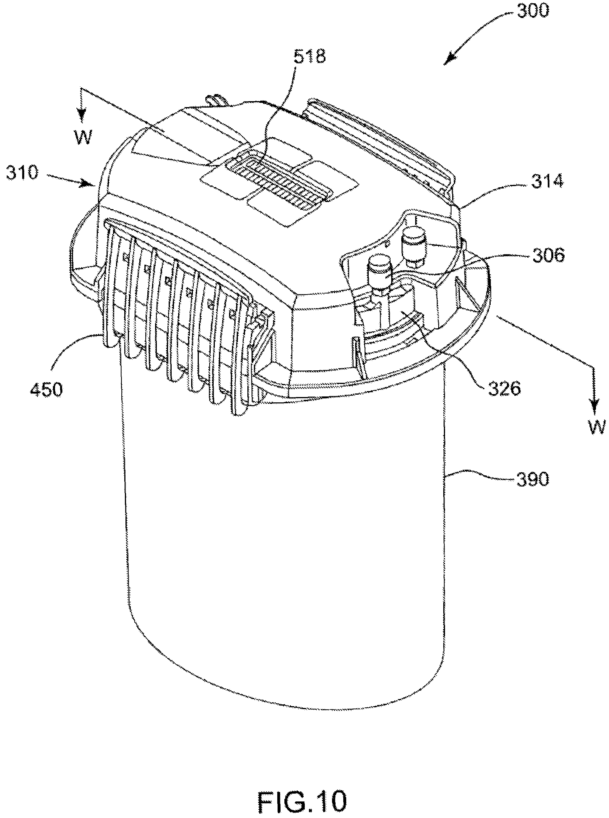 Patent US12096765 Figure 9 – System for hypothermic transport of samples