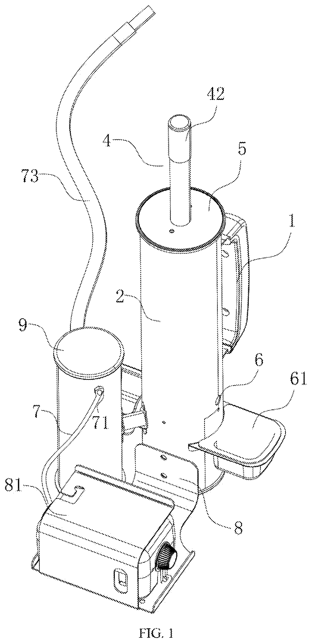 Patent US12096779 Figure 1 – Convenient food smoker