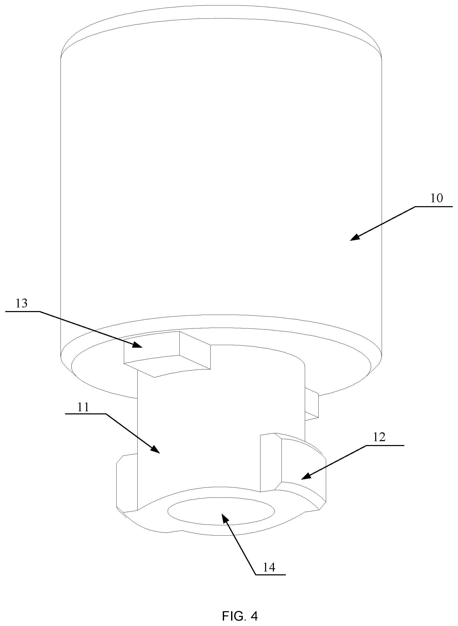 Patent US12096792 Figure 4 – Detachable aerosol-generating article