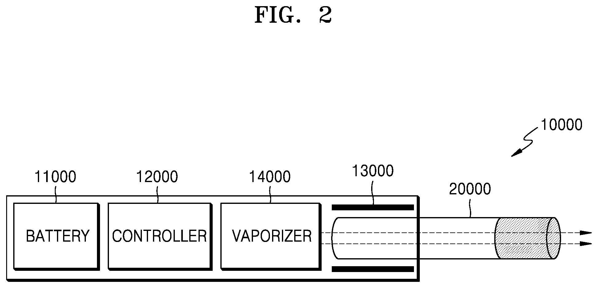 Patent US12096793 Figure 2 – Aerosol generating article comprising triple capsule and aerosol generating system using the same