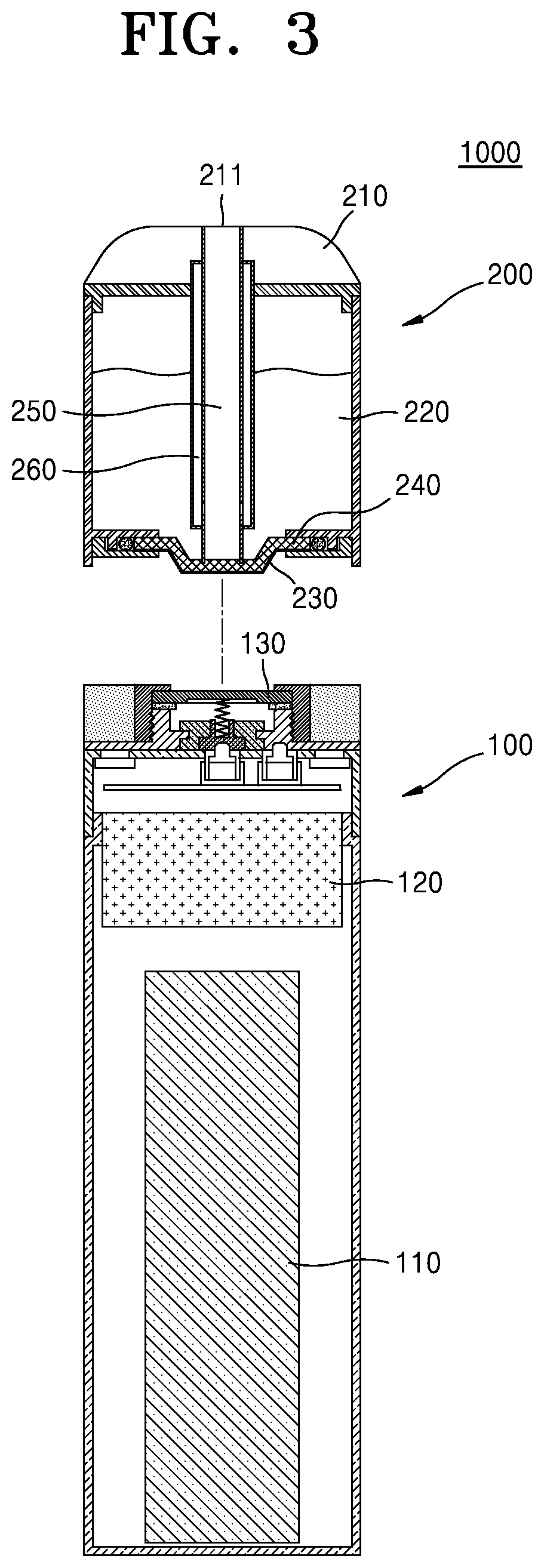 Patent US12096794 Figure 3 – Cartridge and aerosol generating device comprising the same