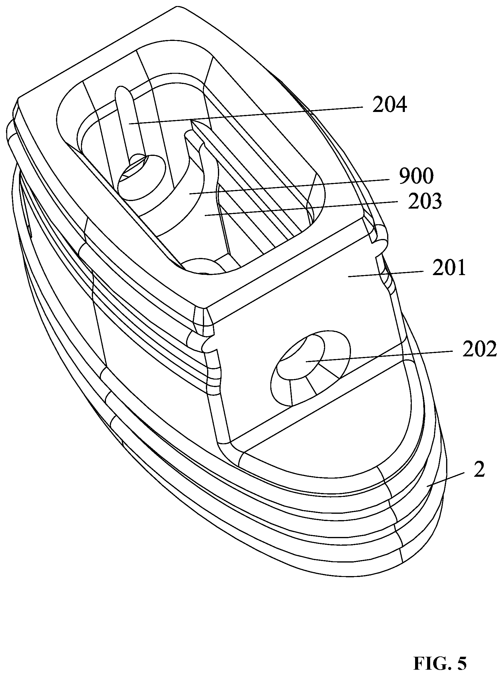 Patent US12096795 Figure 5 – Atomizer and electronic cigarette comprising the same