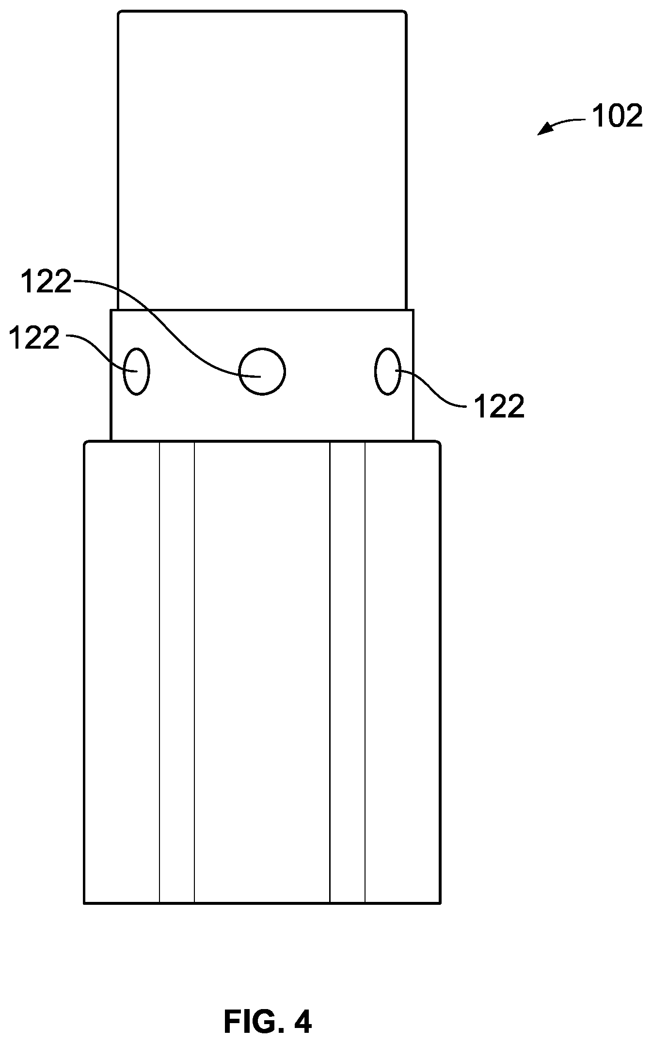 Patent US12096796 Figure 4 – Hexagonal cartridge having a hexagon shaped mouthpiece with a plurality of air flow inlets