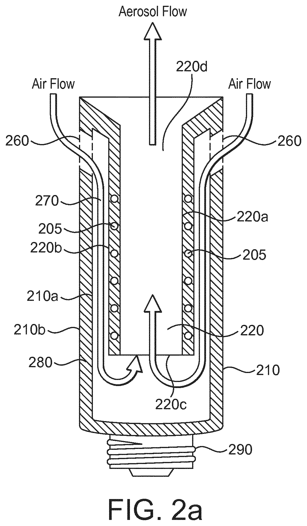 Patent US12096797 Figure 2 – Apparatus for volatilizing aerosolizable material