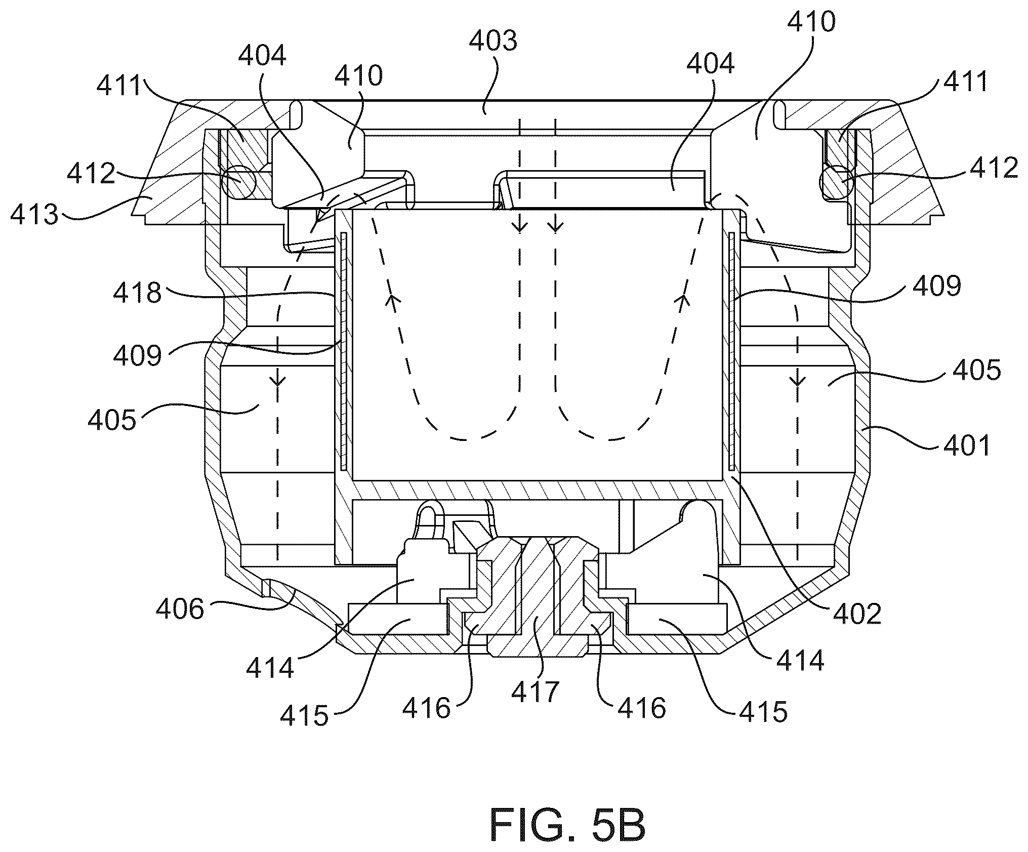 Patent US12096798 Figure 7 – Portable electronic vaporizer having removably attachable vaporization module, removably attachable base portion, and method