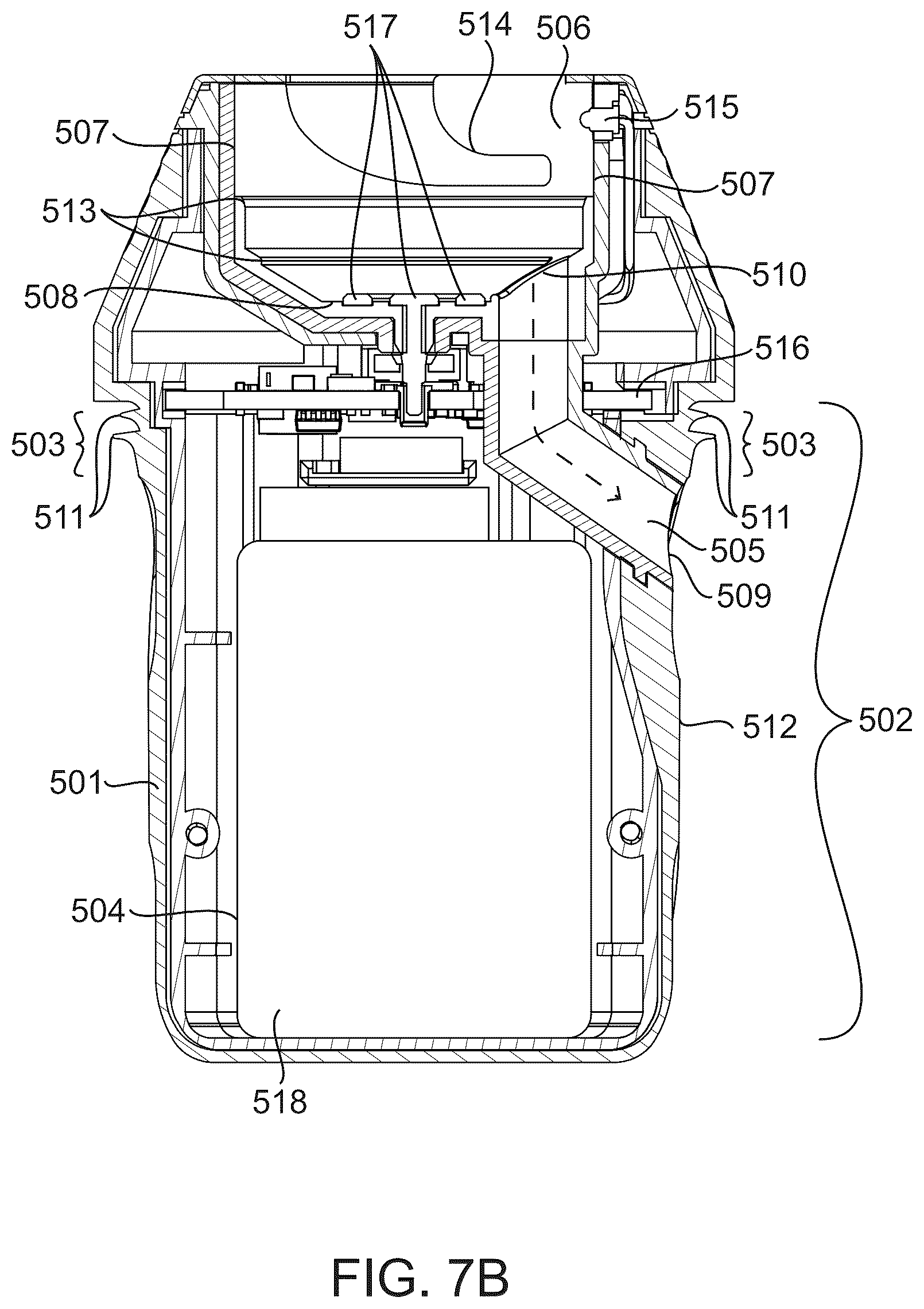 Patent US12096798 Figure 10 – Portable electronic vaporizer having removably attachable vaporization module, removably attachable base portion, and method