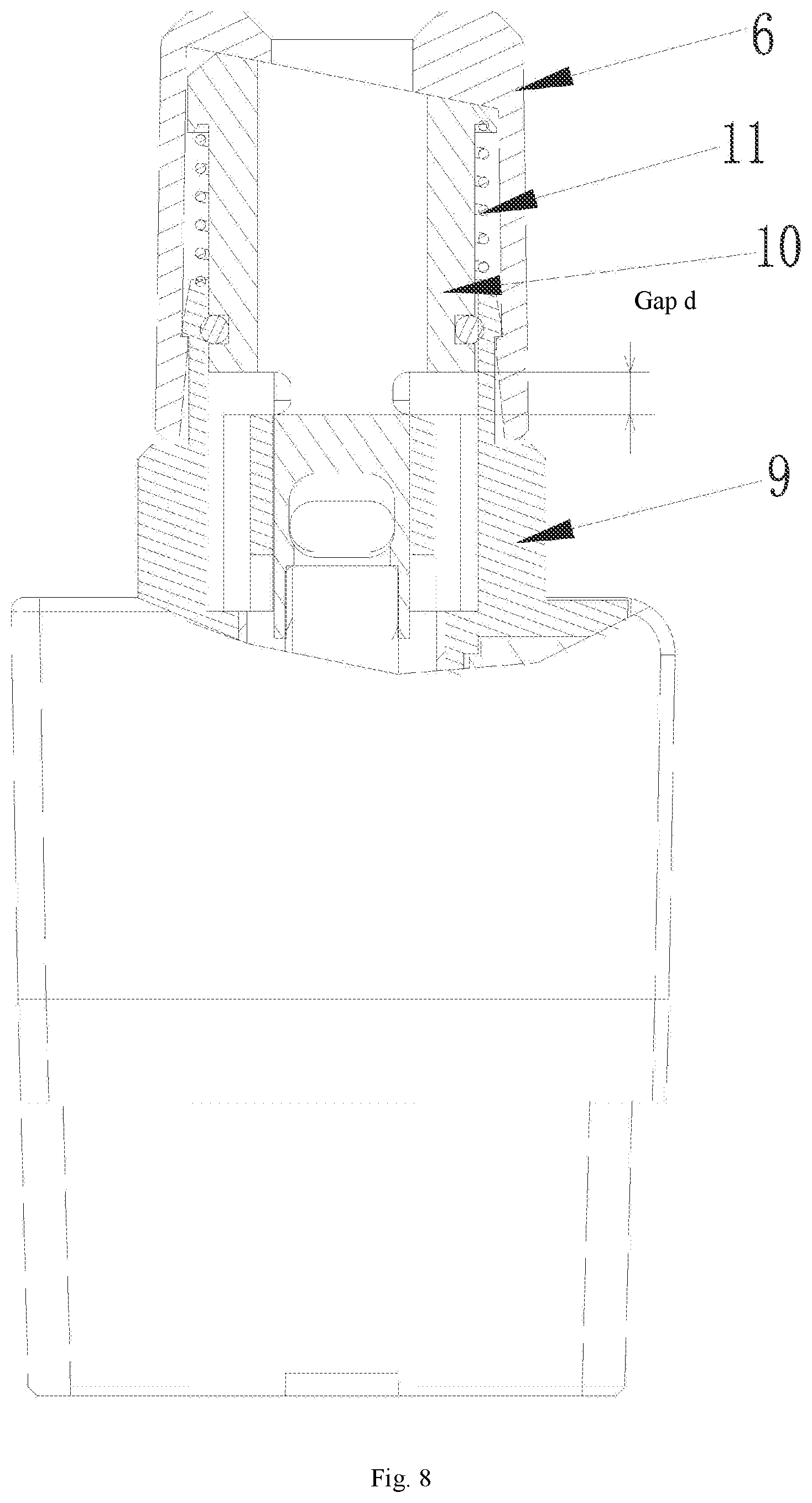 Patent US12096799 Figure 8 – Electronic cigarette atomizer and electronic cigarette
