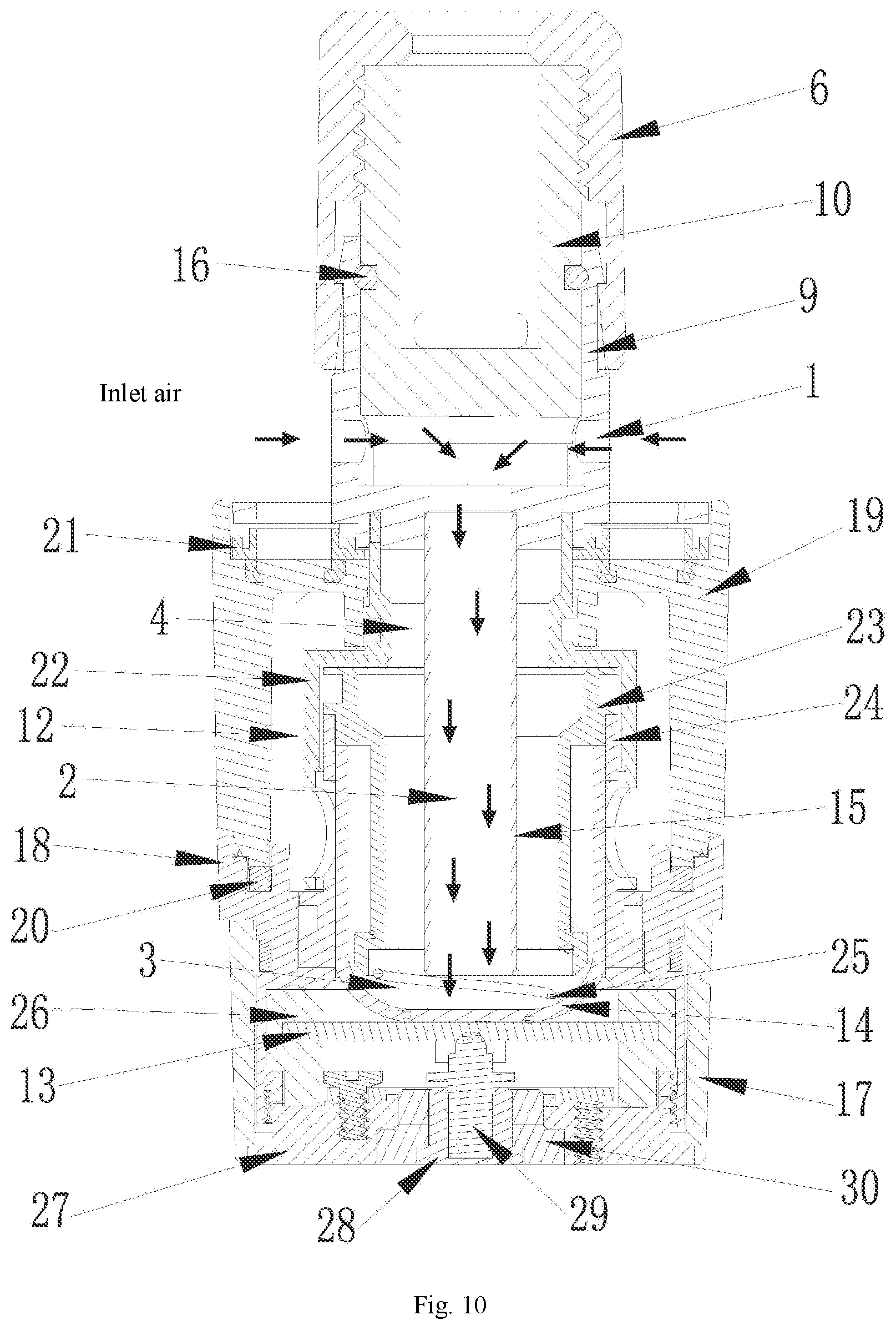 Patent US12096799 Figure 10 – Electronic cigarette atomizer and electronic cigarette