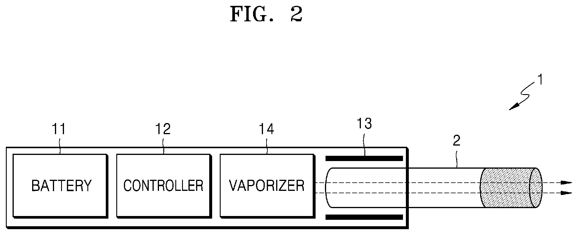 Patent US12096801 Figure 2 – Aerosol-generating device and method for blocking heater heat caused by erroneous operation