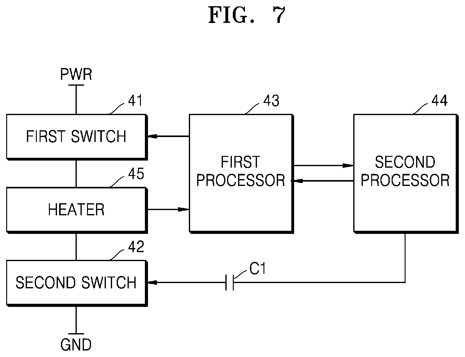 Patent US12096801 Figure 7 – Aerosol-generating device and method for blocking heater heat caused by erroneous operation