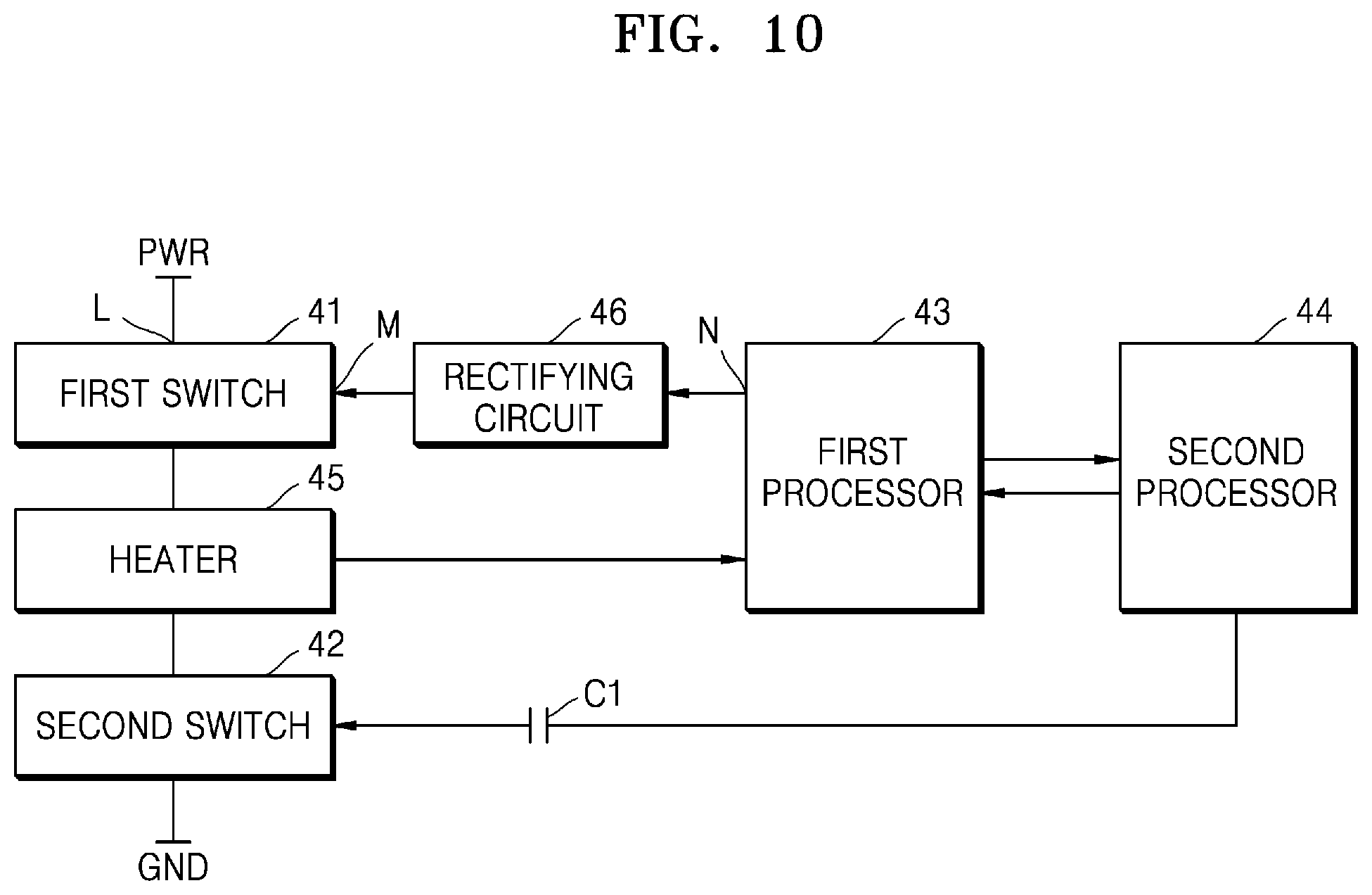 Patent US12096801 Figure 10 – Aerosol-generating device and method for blocking heater heat caused by erroneous operation