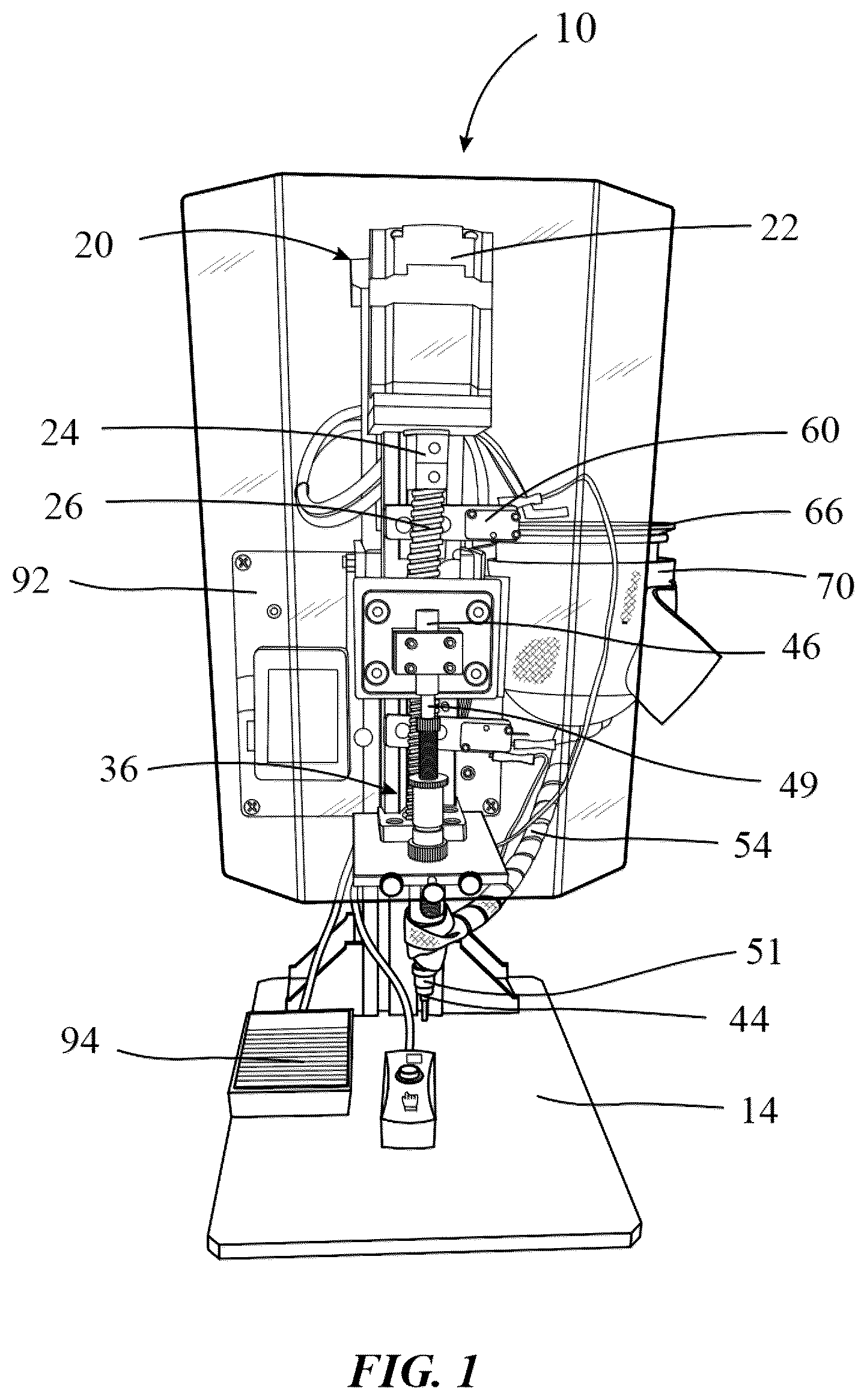 Patent US12096803 Figure 1 – E-cigarette vaporizer cartridge filling device