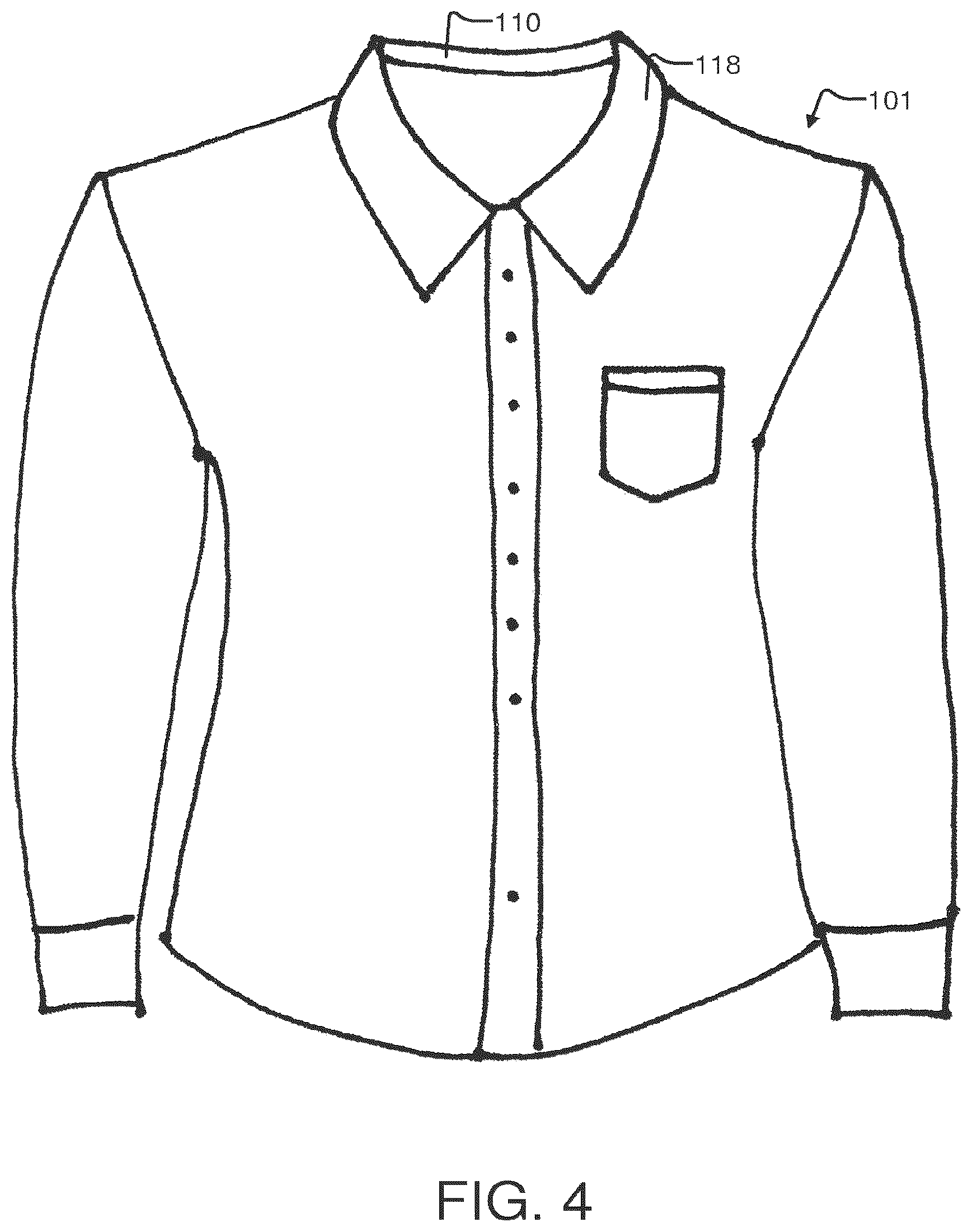 Patent US12096804 Figure 3 – Stain resistant collar protectors