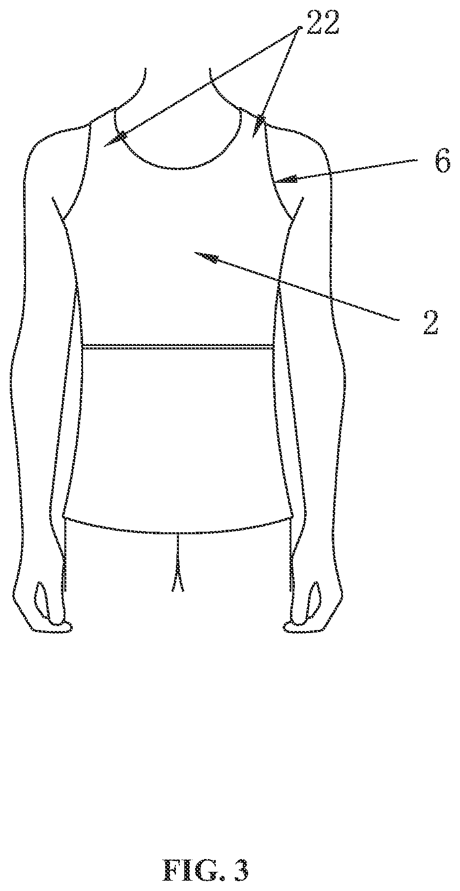 Patent US12096805 Figure 3 – Chest binder
