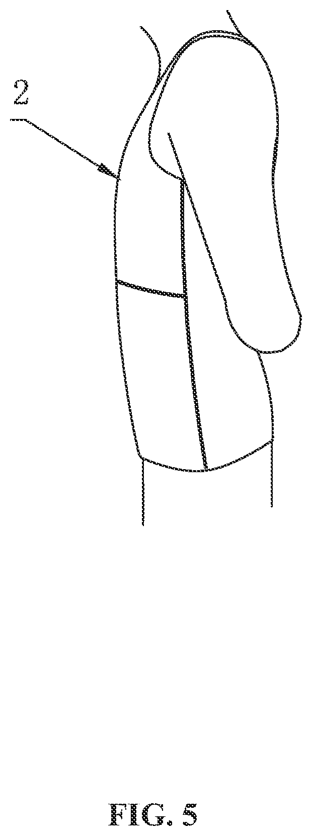 Patent US12096805 Figure 5 – Chest binder