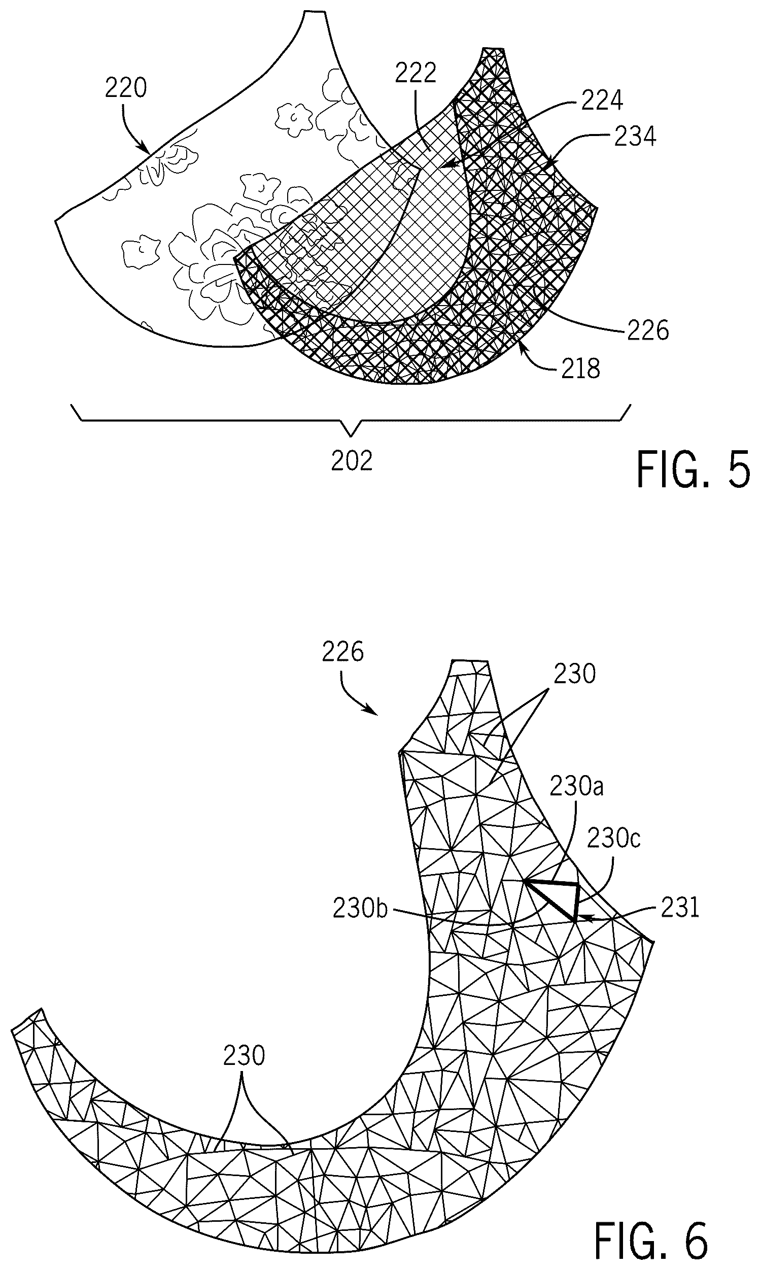 Patent US12096806 Figure 4 – Bra, bra cup, and method of manufacturing same
