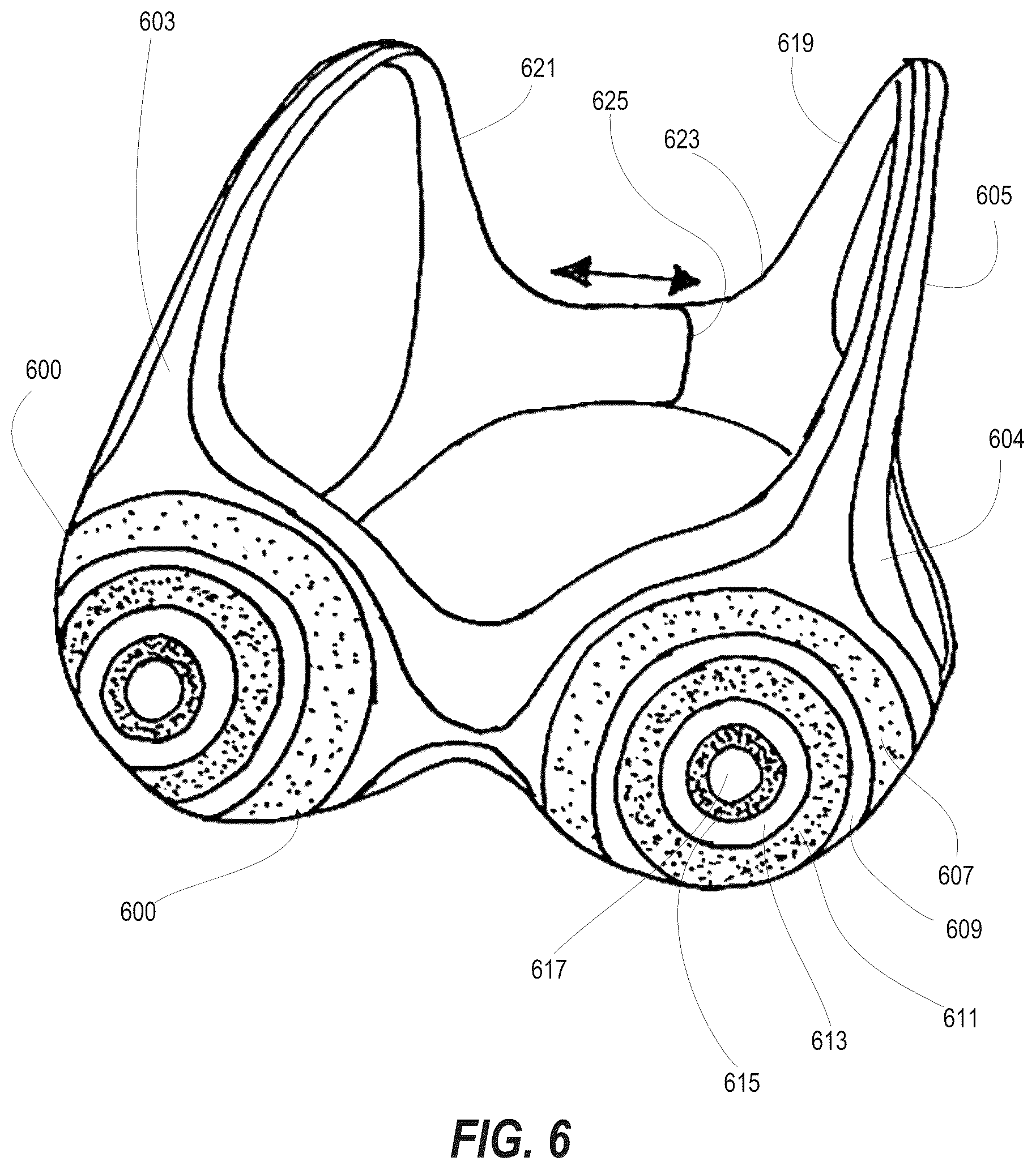 Patent US12096807 Figure 4 – Configurable support bra