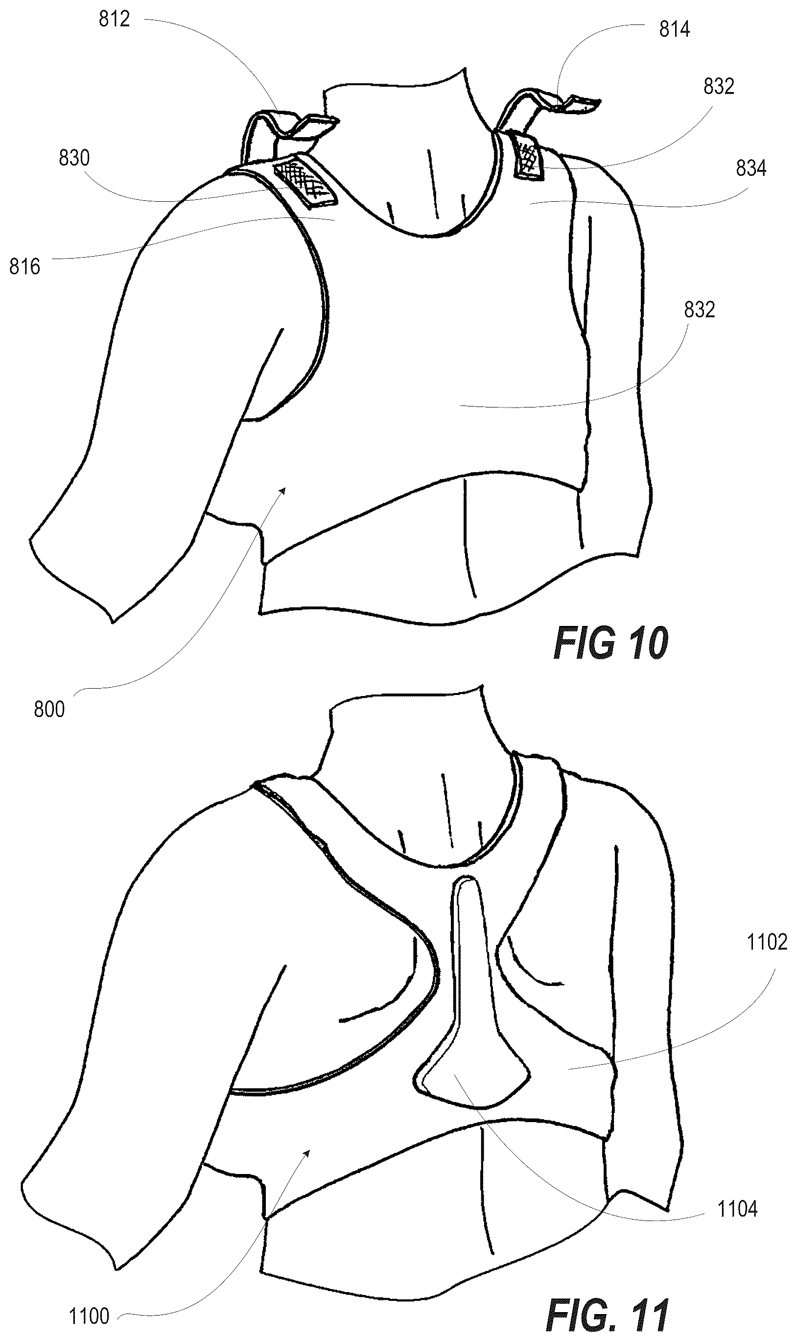 Patent US12096807 Figure 7 – Configurable support bra