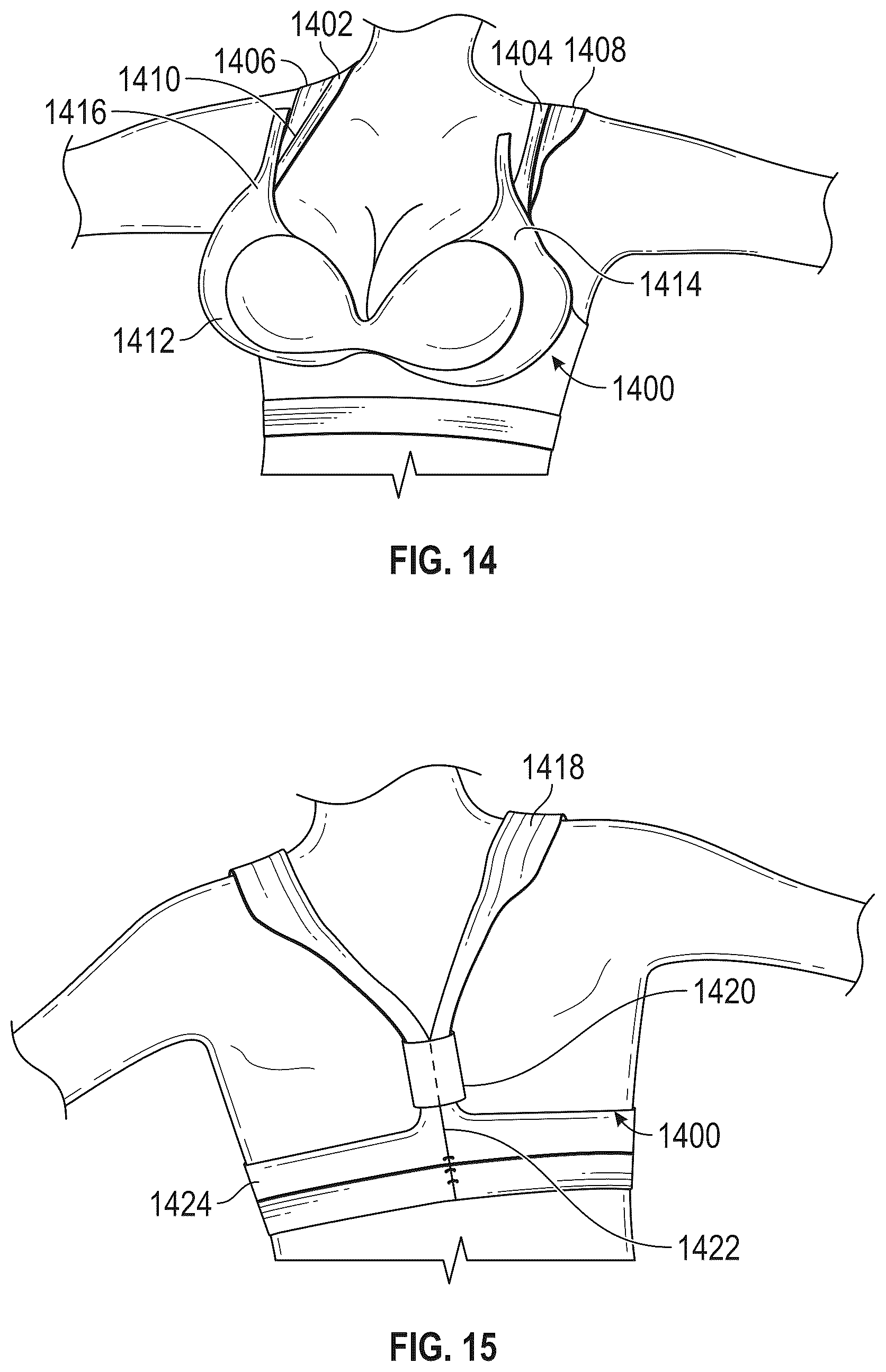 Patent US12096807 Figure 9 – Configurable support bra