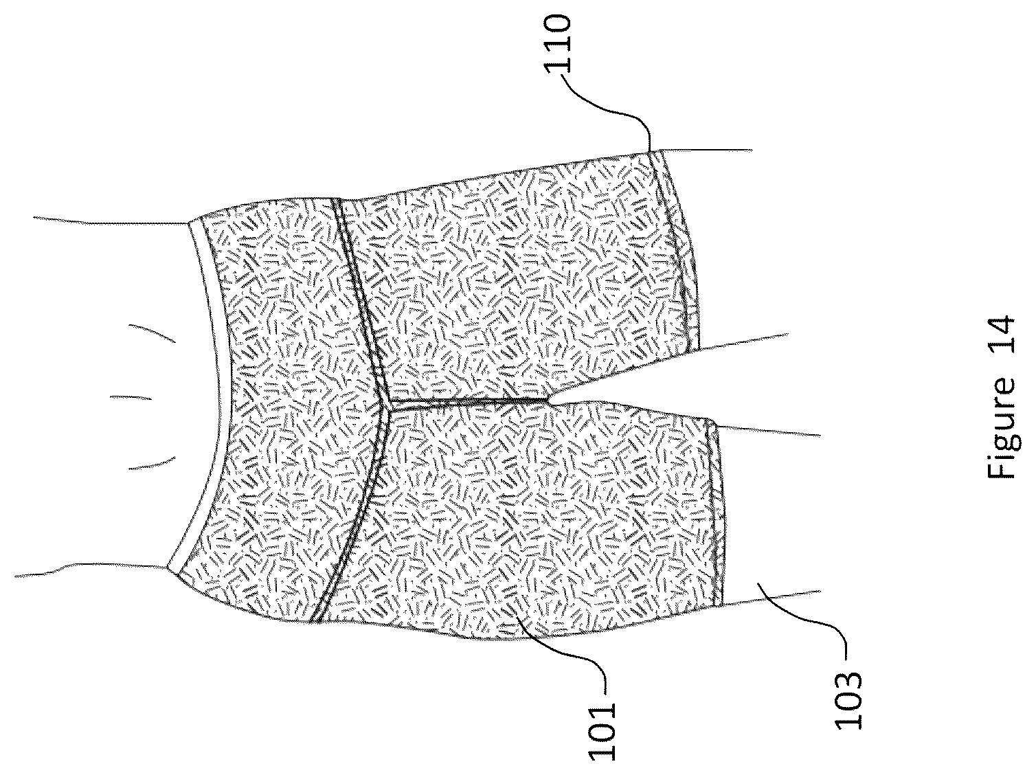 Patent US12096809 Figure 14 – Material and apparel that positively affect the health and wellbeing of a mammal