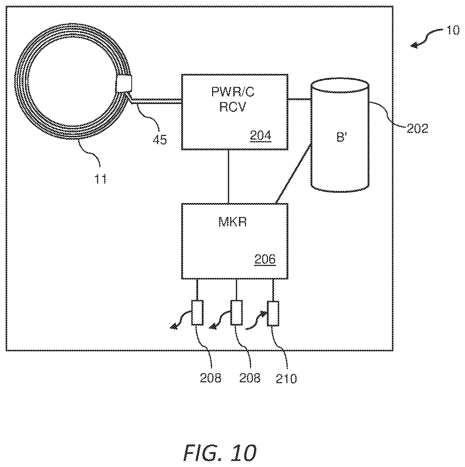 Patent US12096813 Figure 8 – System, method, and apparatus for detecting IR radiation in a marker system