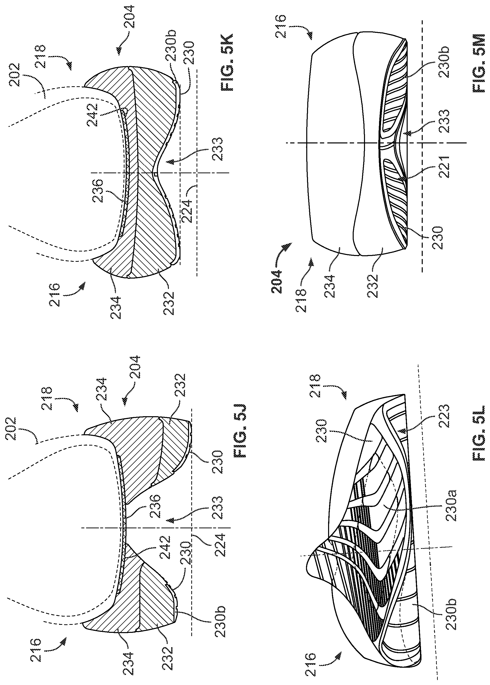 Patent US12096816 Figure 8 – Article of footwear having a sole plate