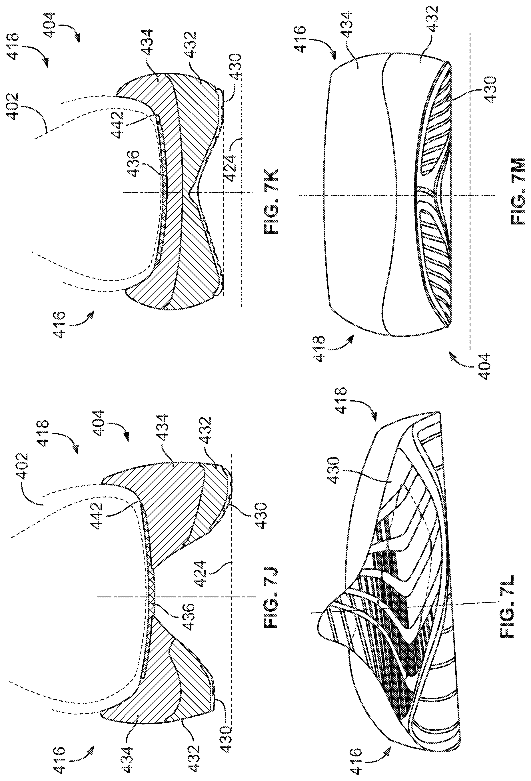 Patent US12096816 Figure 16 – Article of footwear having a sole plate