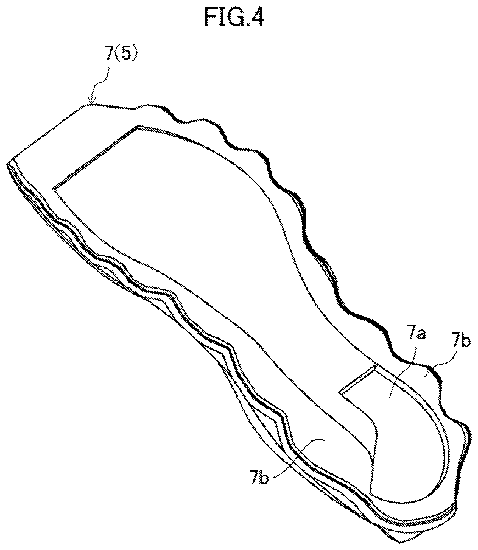 Patent US12096817 Figure 4 – Sole structure and shoes having the same