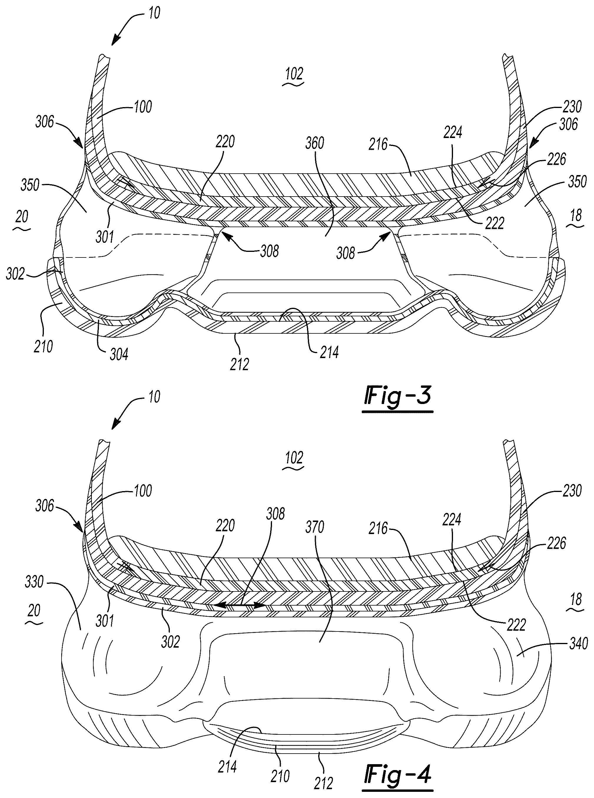 Patent US12096818 Figure 3 – Sole structure for article of footwear