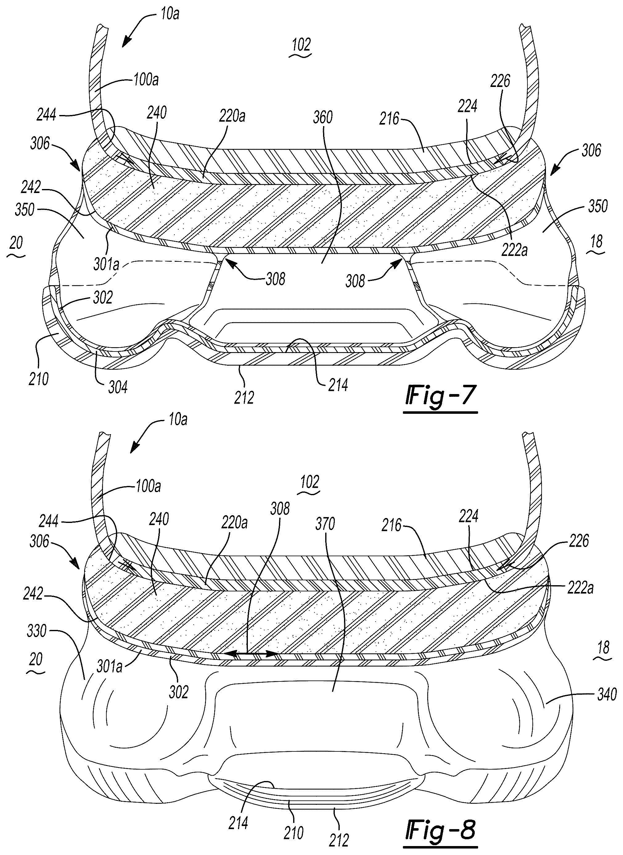 Patent US12096818 Figure 6 – Sole structure for article of footwear