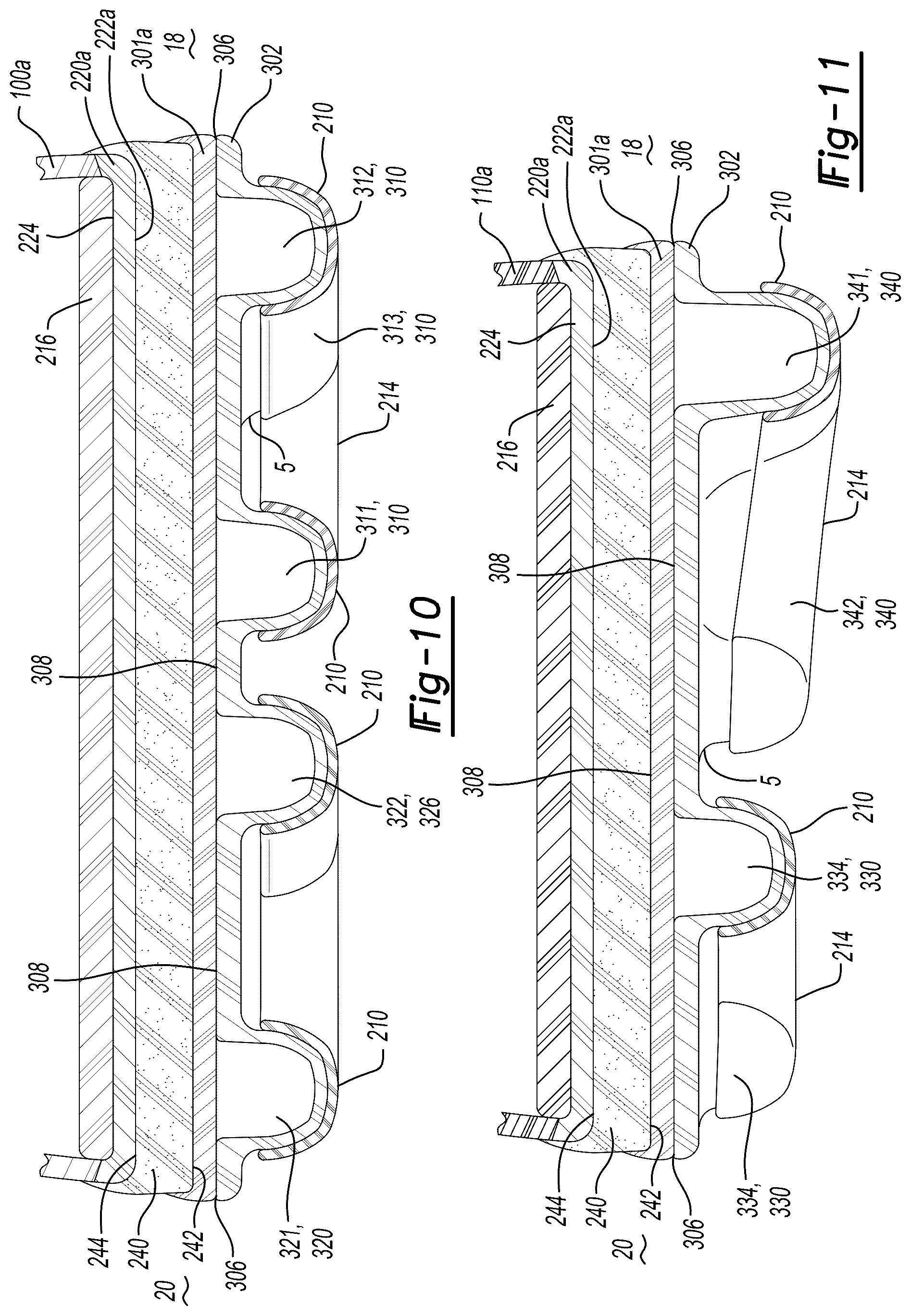 Patent US12096818 Figure 8 – Sole structure for article of footwear