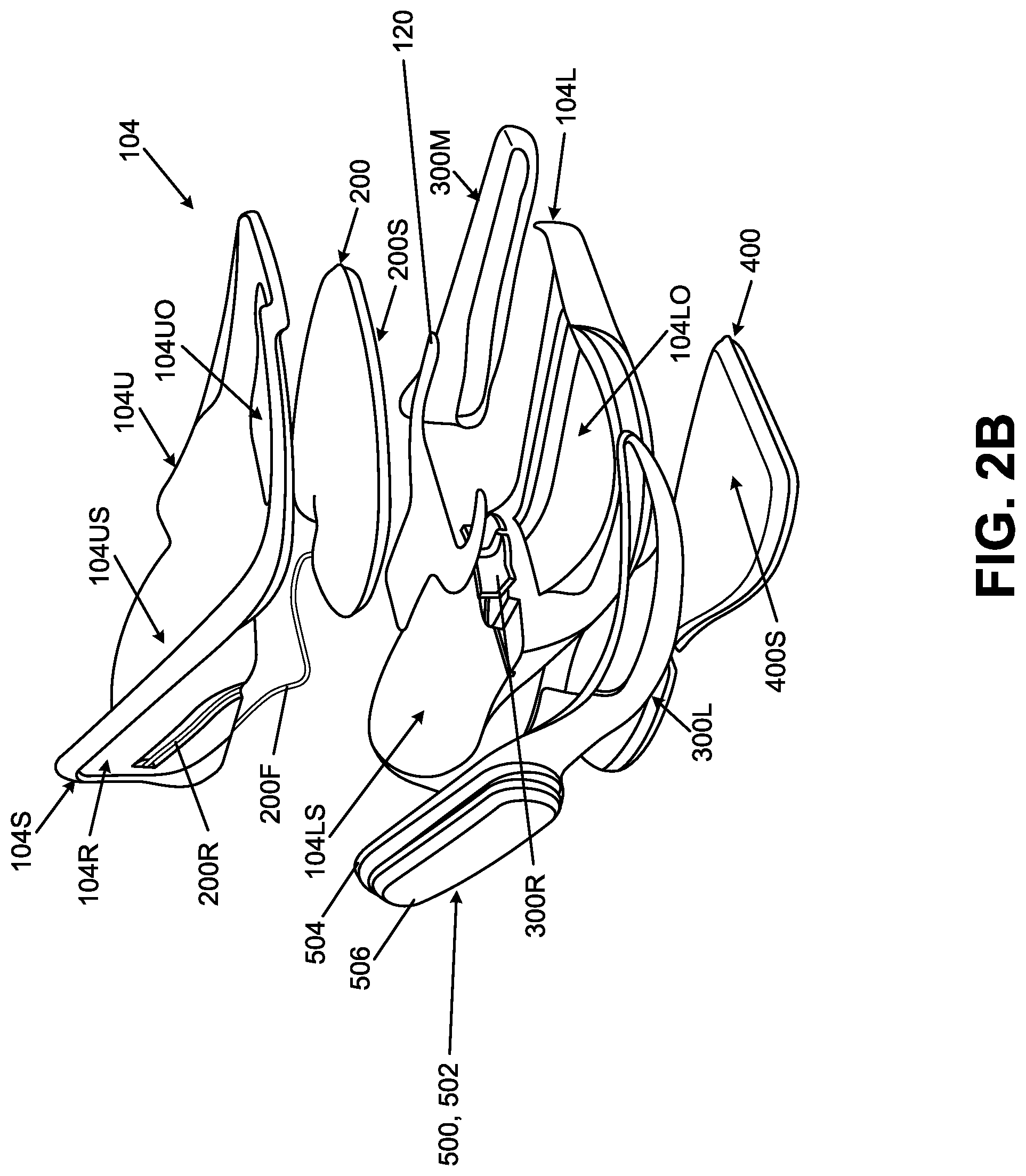 Patent US12096819 Figure 2 – Foot support systems including fluid movement controllers and adjustable foot support pressure