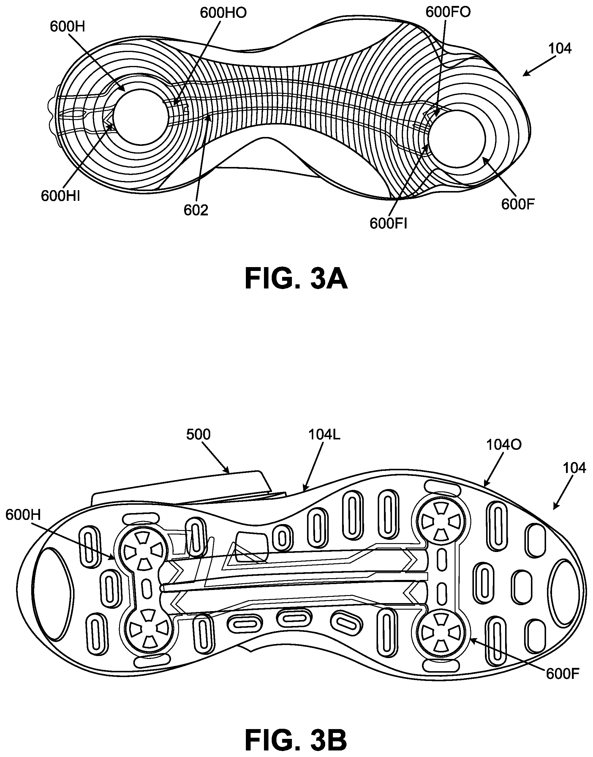 Patent US12096819 Figure 3 – Foot support systems including fluid movement controllers and adjustable foot support pressure