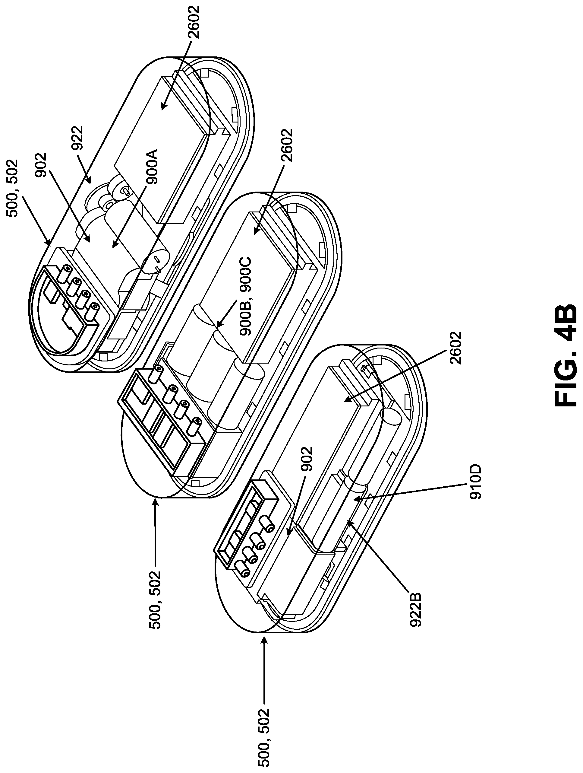 Patent US12096819 Figure 5 – Foot support systems including fluid movement controllers and adjustable foot support pressure