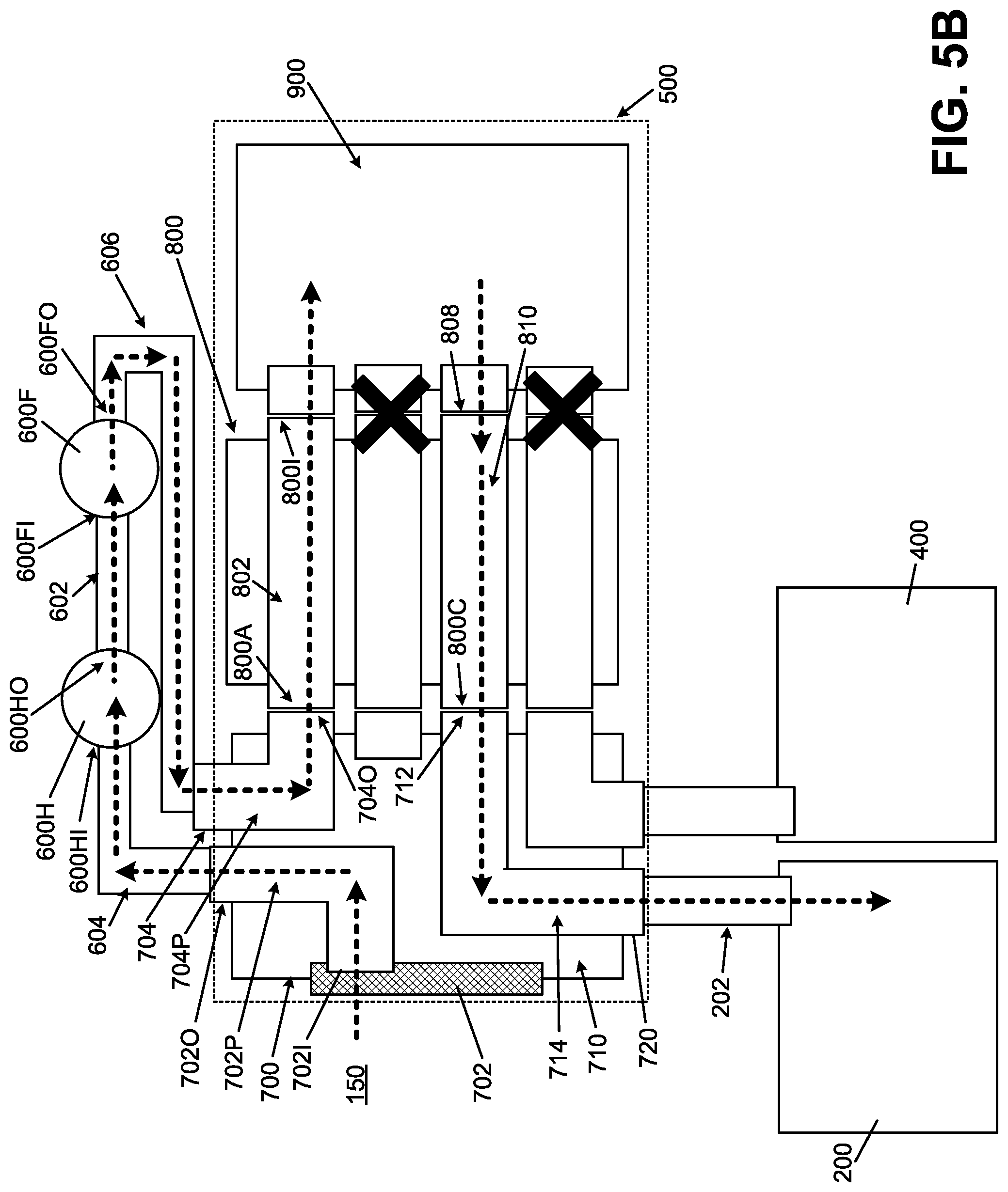 Patent US12096819 Figure 7 – Foot support systems including fluid movement controllers and adjustable foot support pressure