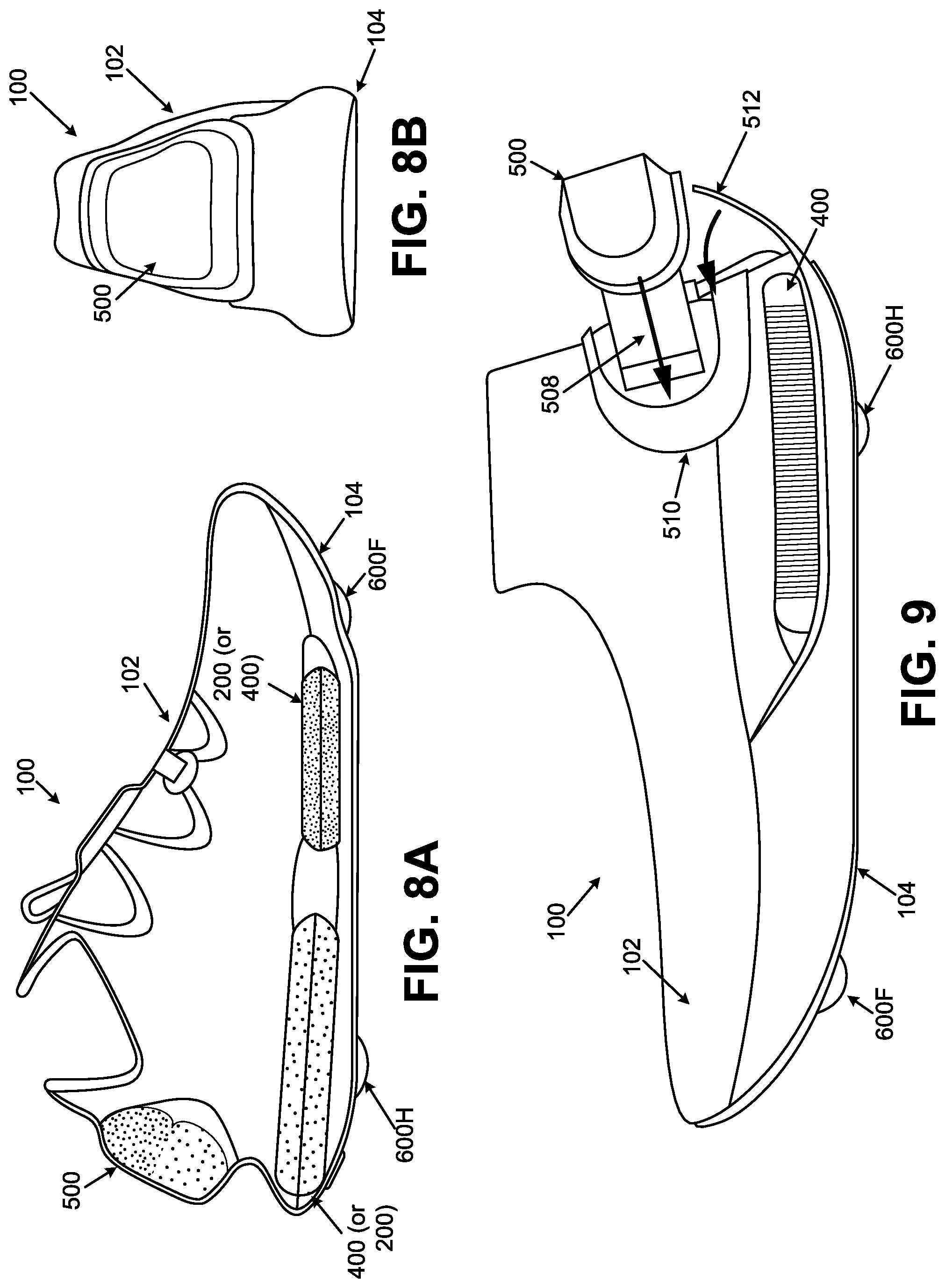 Patent US12096819 Figure 17 – Foot support systems including fluid movement controllers and adjustable foot support pressure