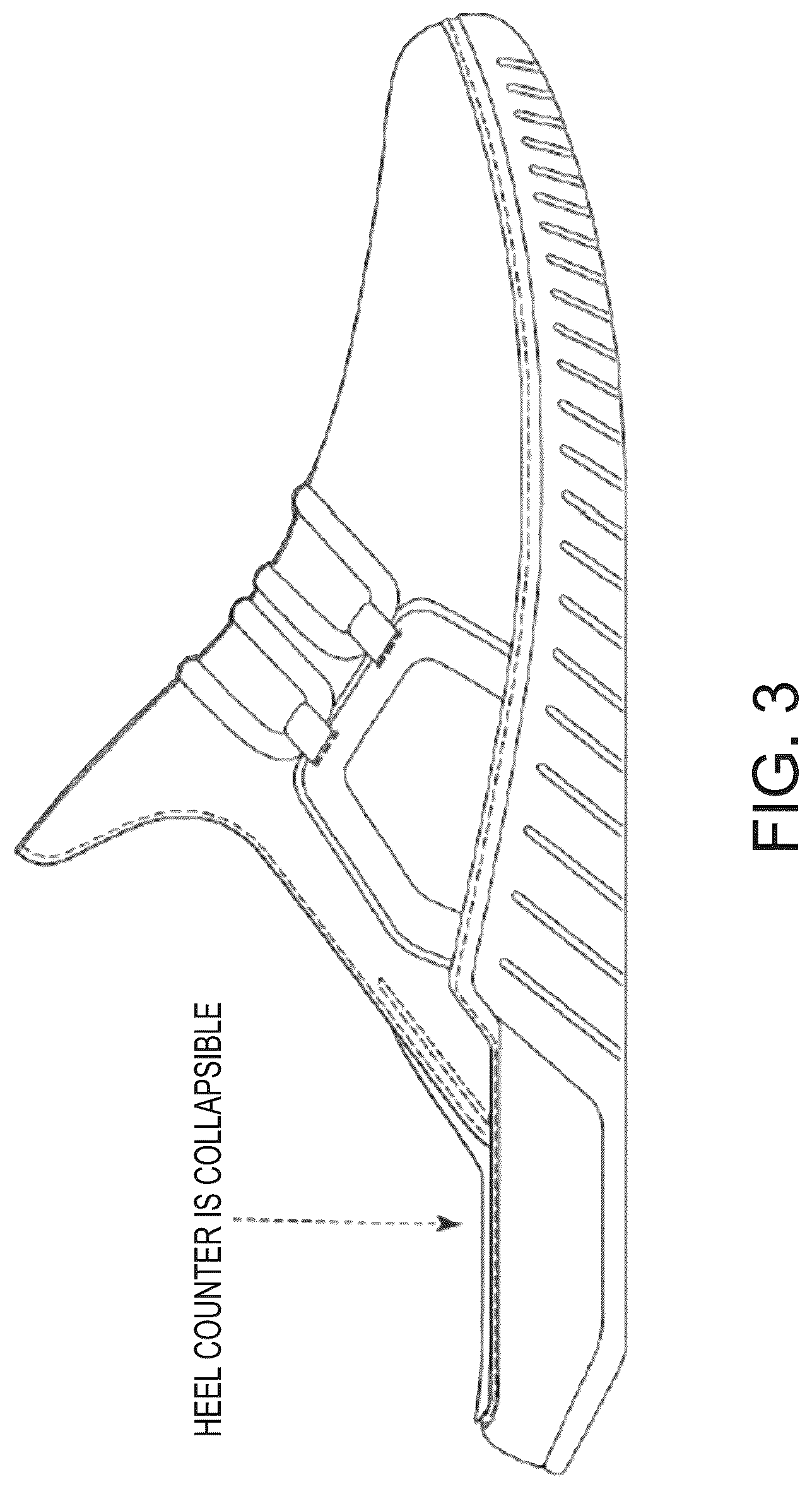 Patent US12096820 Figure 2 – Footwear and method